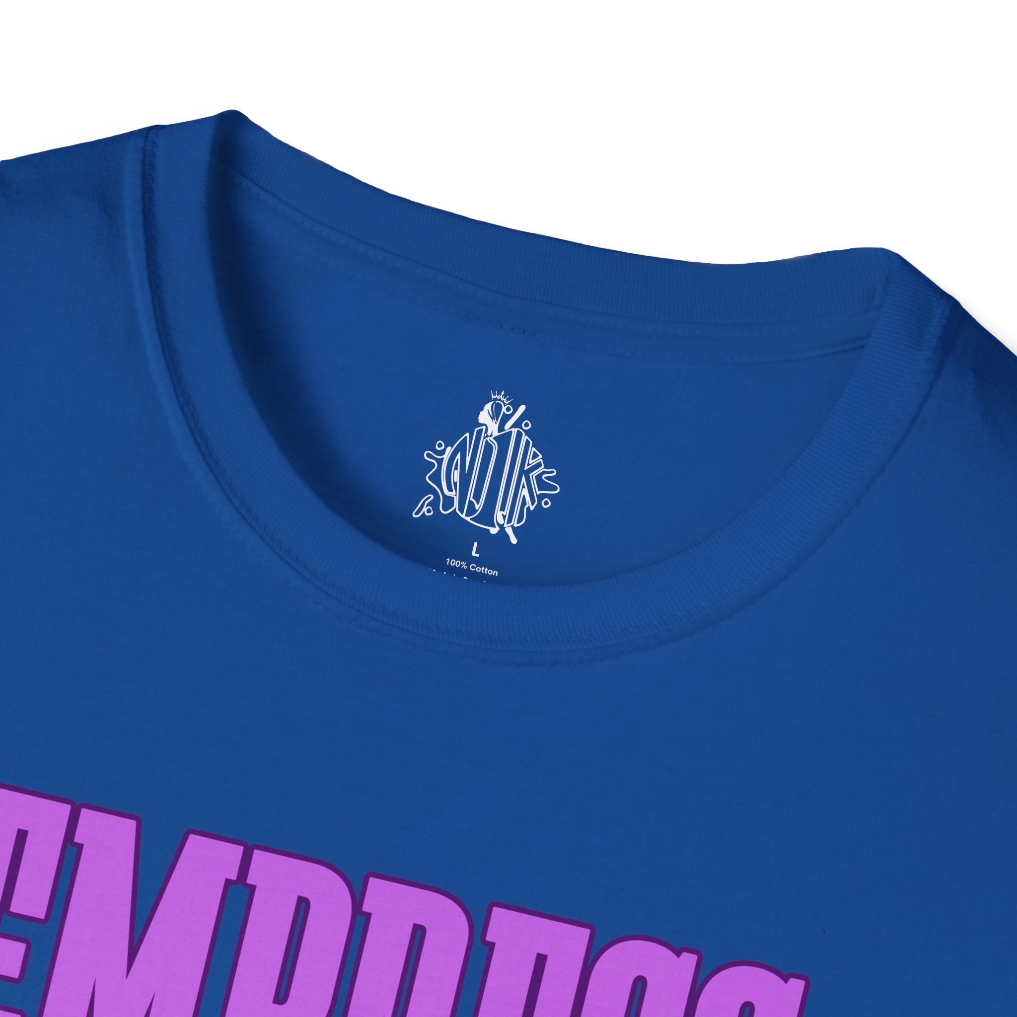 Bold Purple Print Empress Status T-shirt
