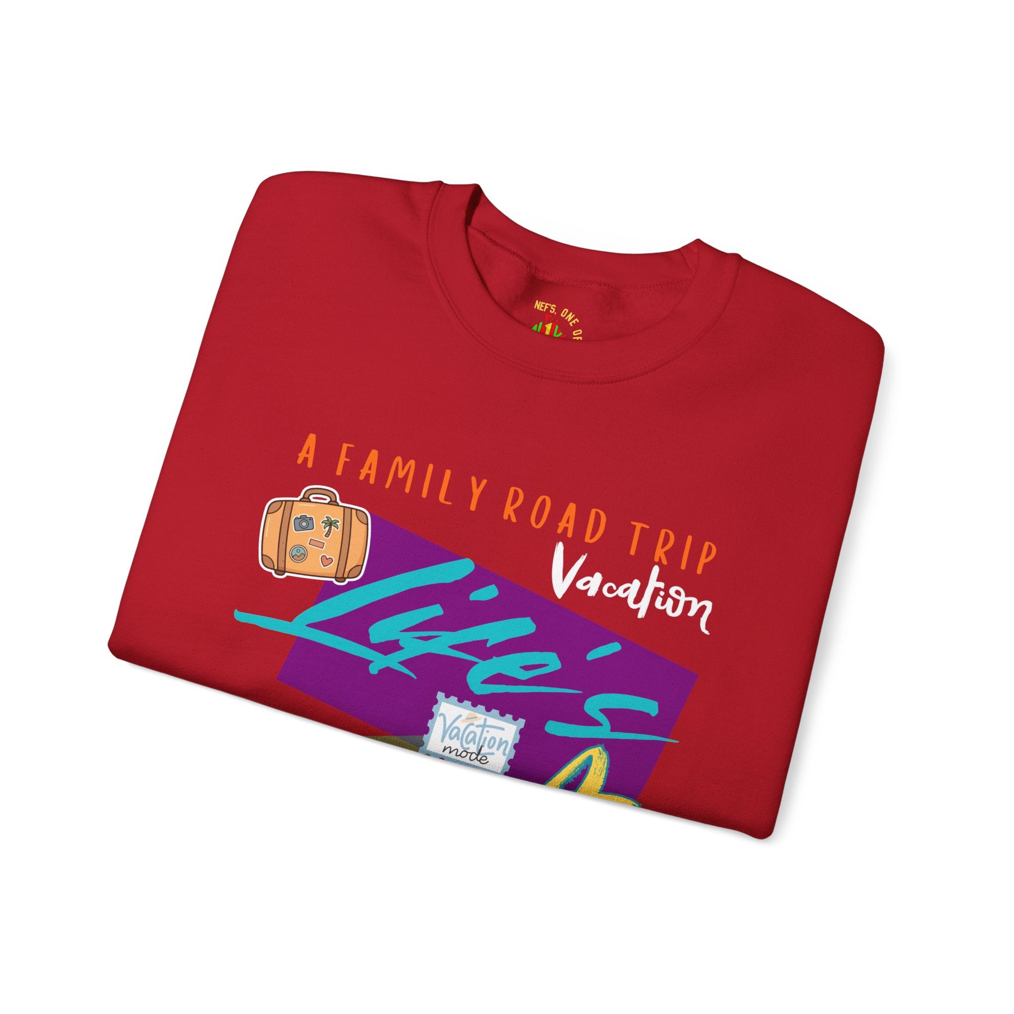 Road Trip T-Shirt — "Life's a Trip" Retro (Enter Family Name) on Back Travel Graphic