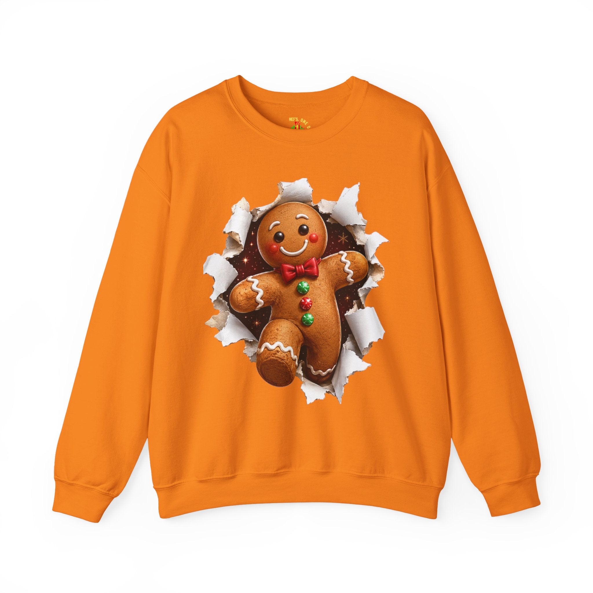 Gingerbread Man Christmas Crewneck Sweatshirt