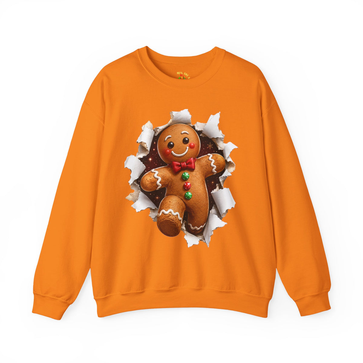 Gingerbread Man Christmas Crewneck Sweatshirt