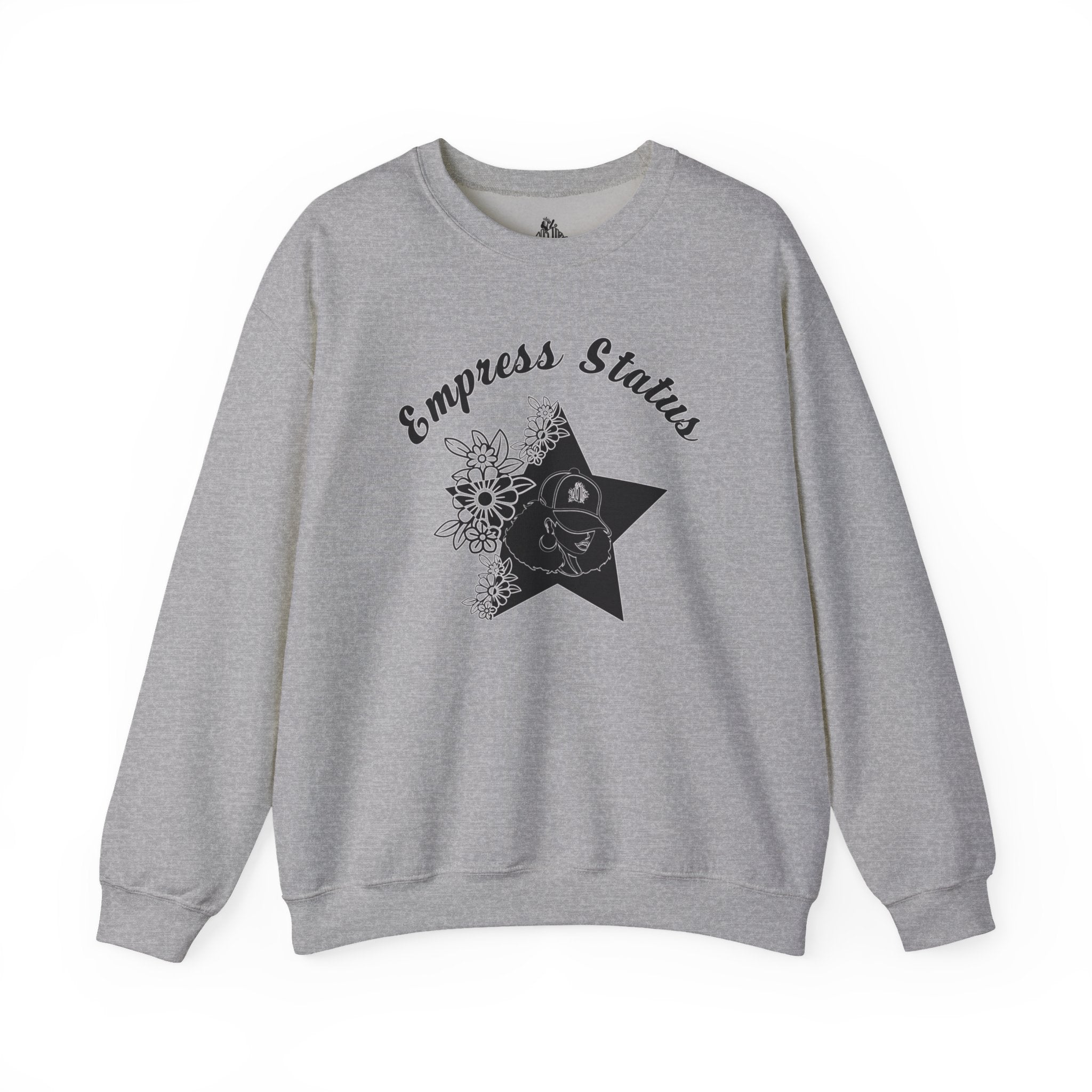 Empress Black Girl Floral Status Unisex Sweatshirt