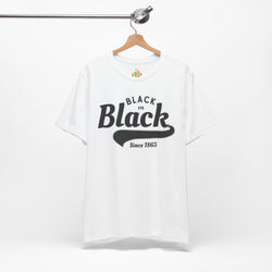 Vintage Style Unisex Jersey Tee - Black Since 1865, Retro T-Shirt, Casual Wear, Gift Idea, Everyday Fashion