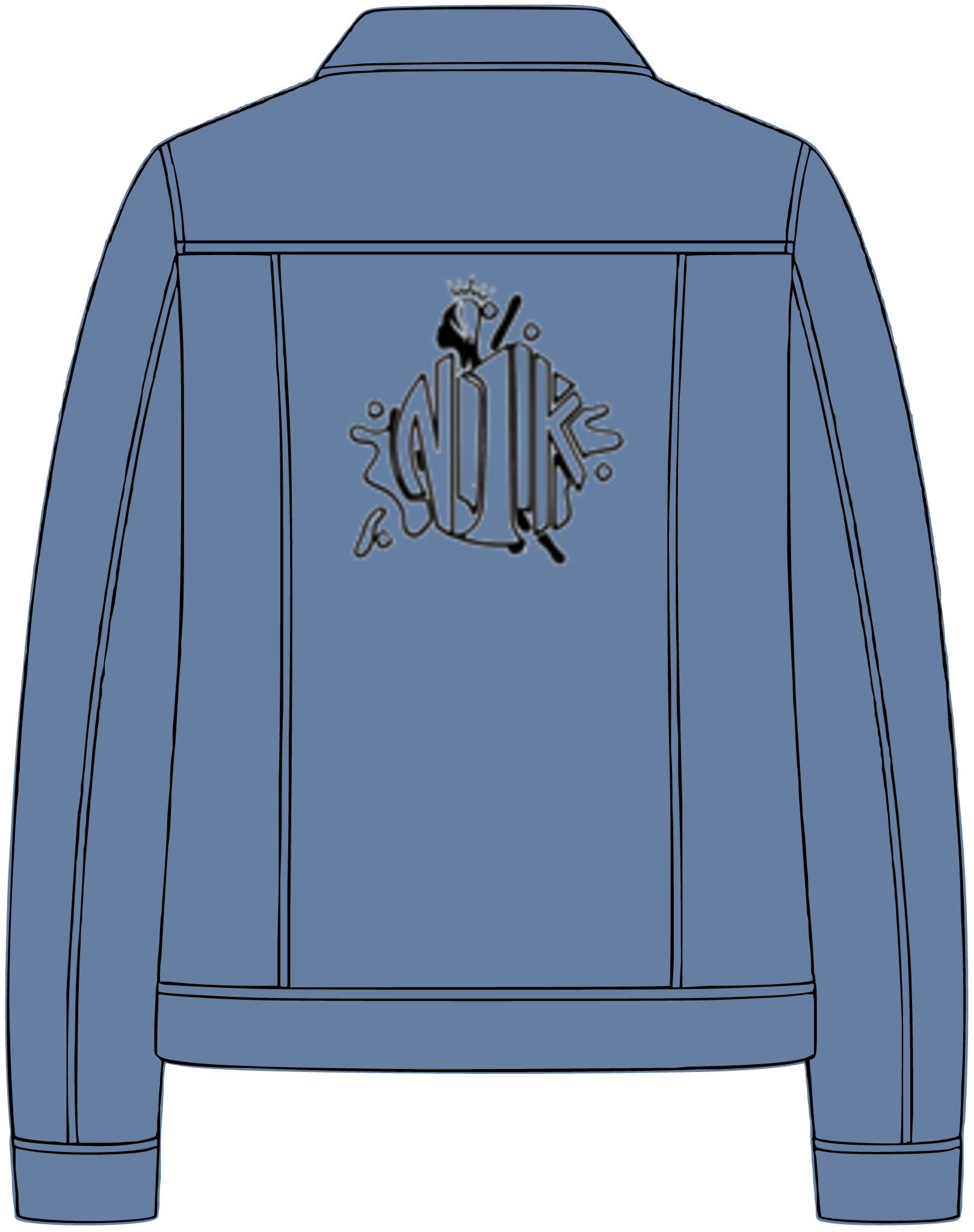 Empress Back Logo Classi. Frt pocket Women's Denim Jacket