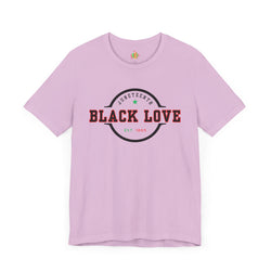 Black Love Unisex Jersey Tee | Heritage Design, Casual Wear, Gift for Him/Her, Black History Month, Everyday Comfort