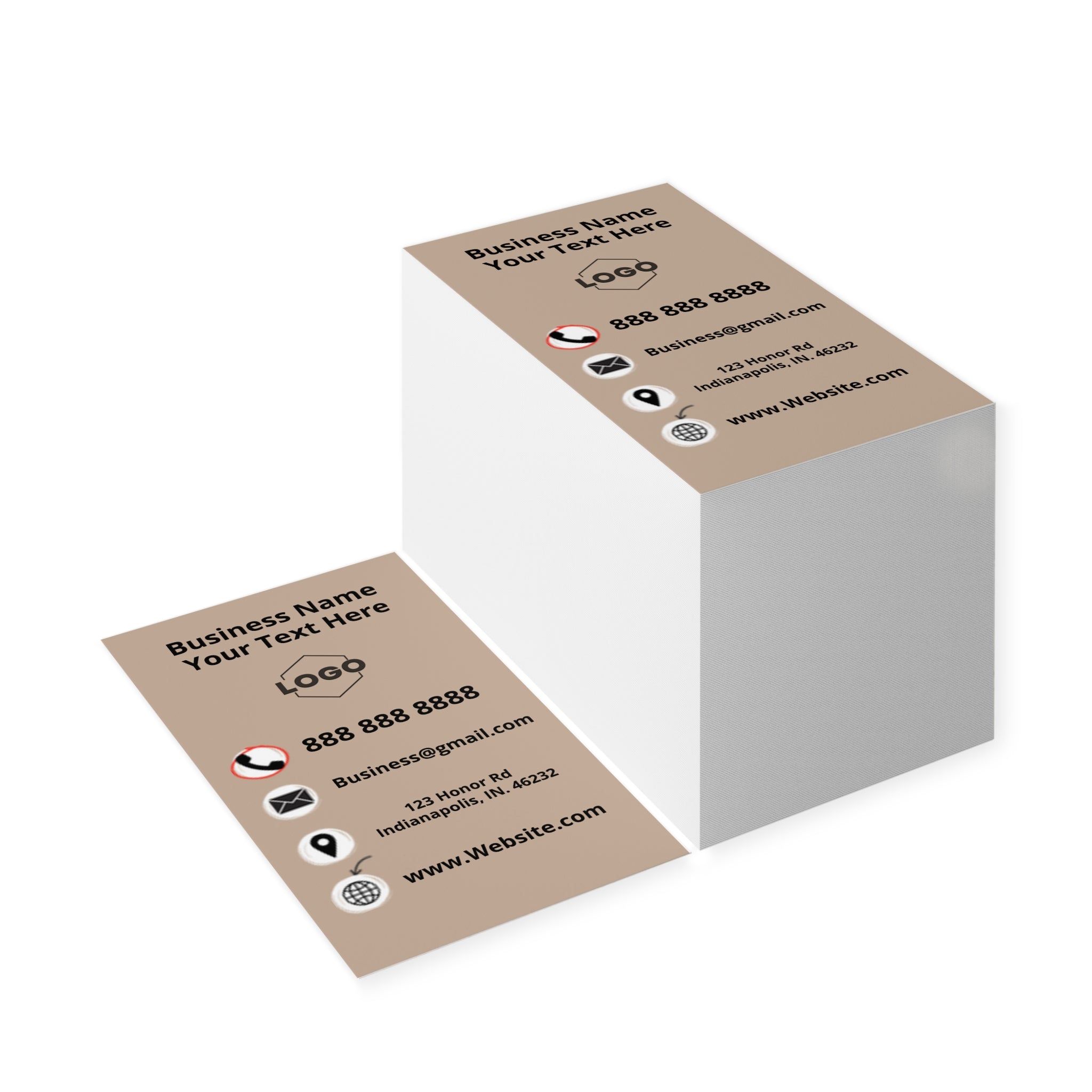 Quick and Easy No Think Business Cards