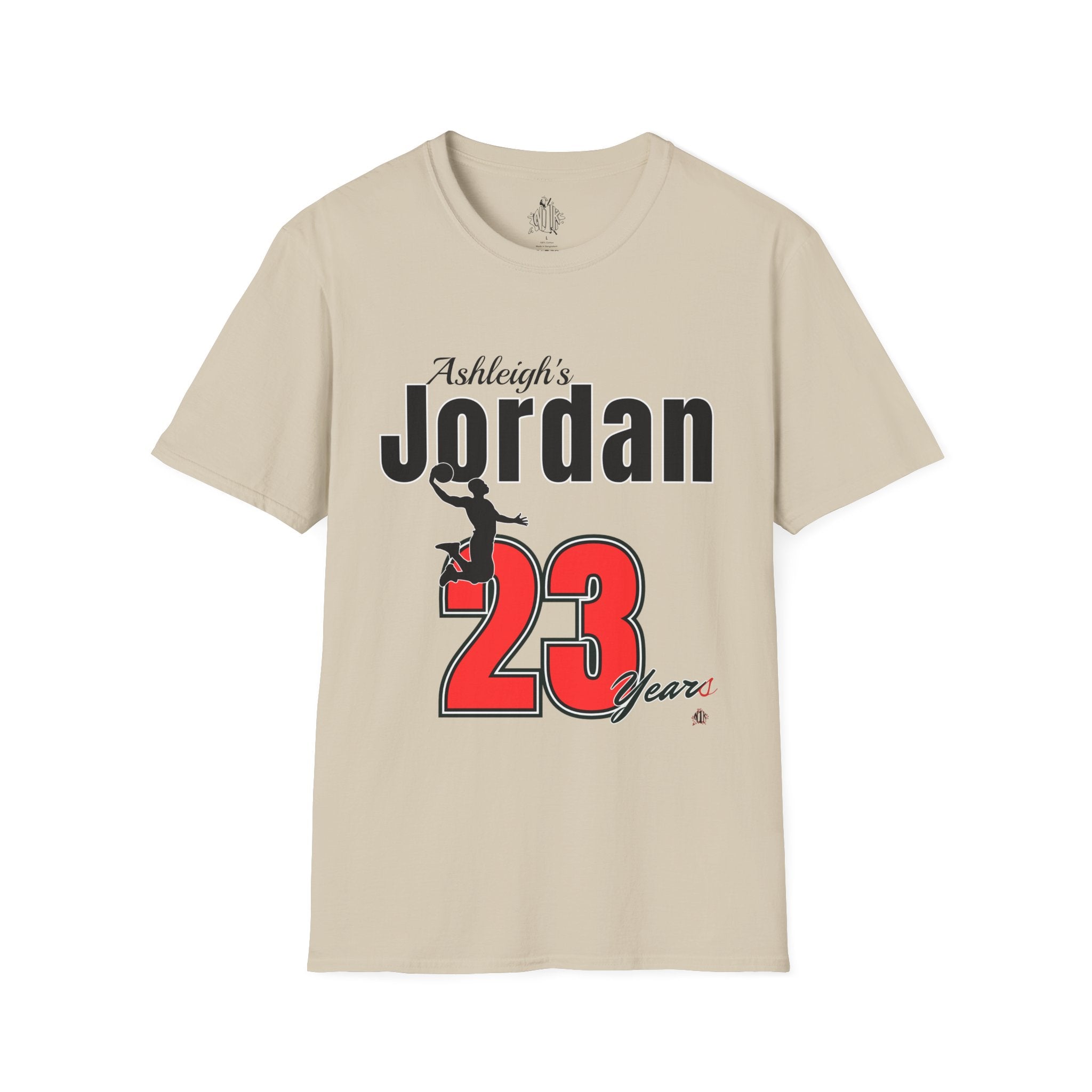 Jordan 23 Basketball Player Name T-Shirt — Personalized Jordan 23' Sport Tee