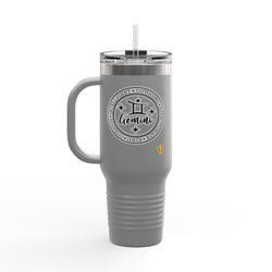 Gemini Insulated Travel Mug | Personalized 40oz Tumbler | Ideal Gift for Zodiac Lovers, Birthdays, Astrology, & Everyday Use