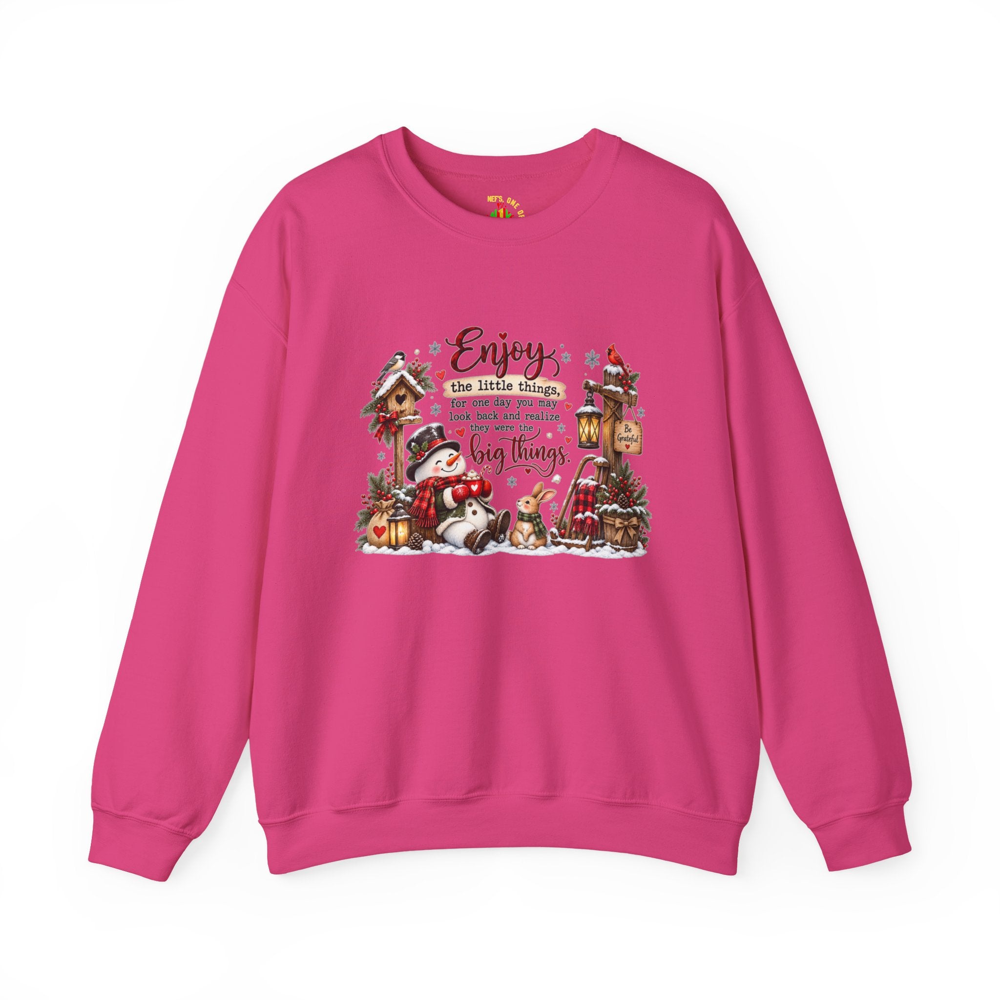 Enjoy the Little Things Christmas Crewneck Sweatshirt