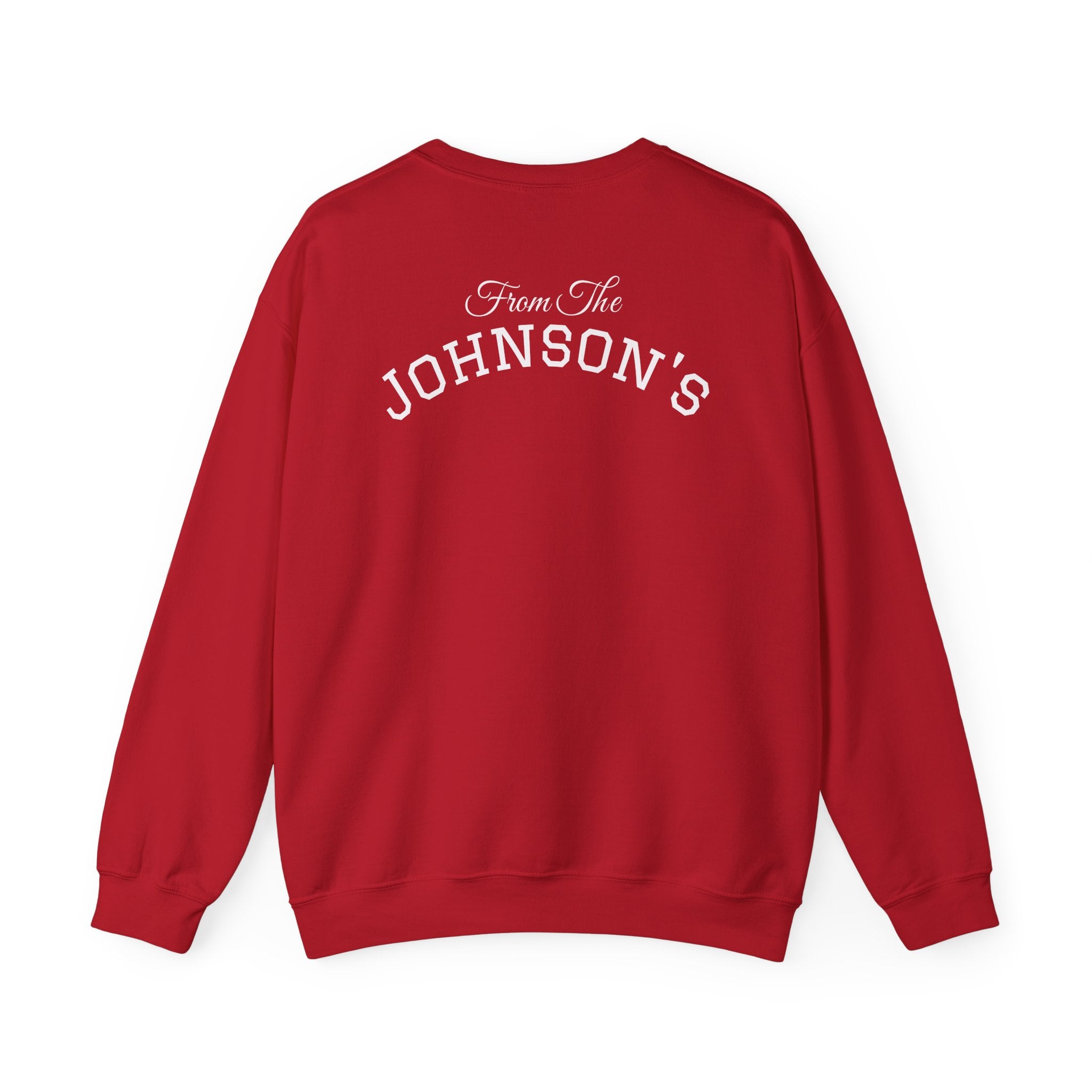 Merry Christmas Personalized Family Name Sweatshirt