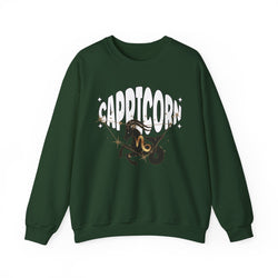 Capricorn Zodiac Casual Unisex Crewneck Sweatshirt