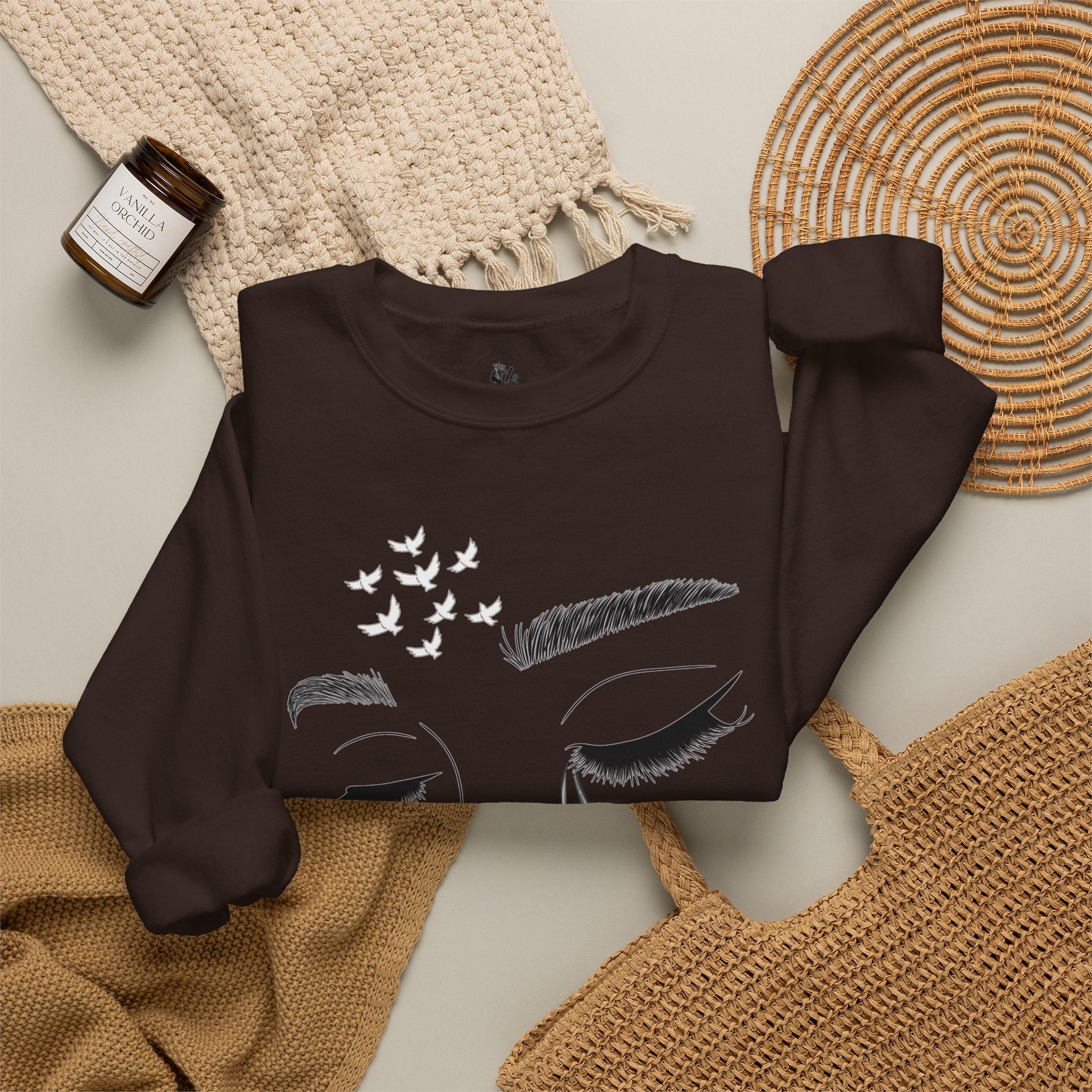 Tearful Eyes Crewneck Sweatshirt — Remember To Remember To Never Forget'