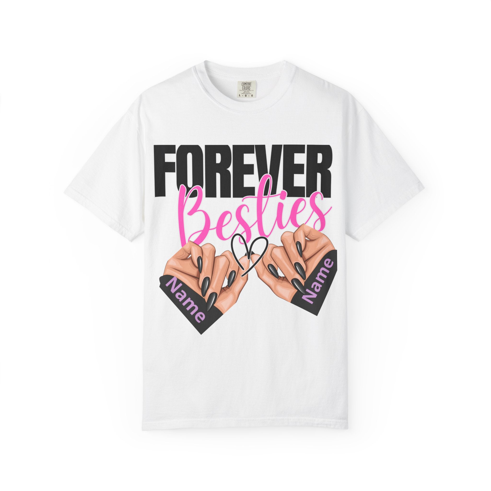 Forever Besties Customizable T-shirtT-ShirtBest Friends Custom T-shirt