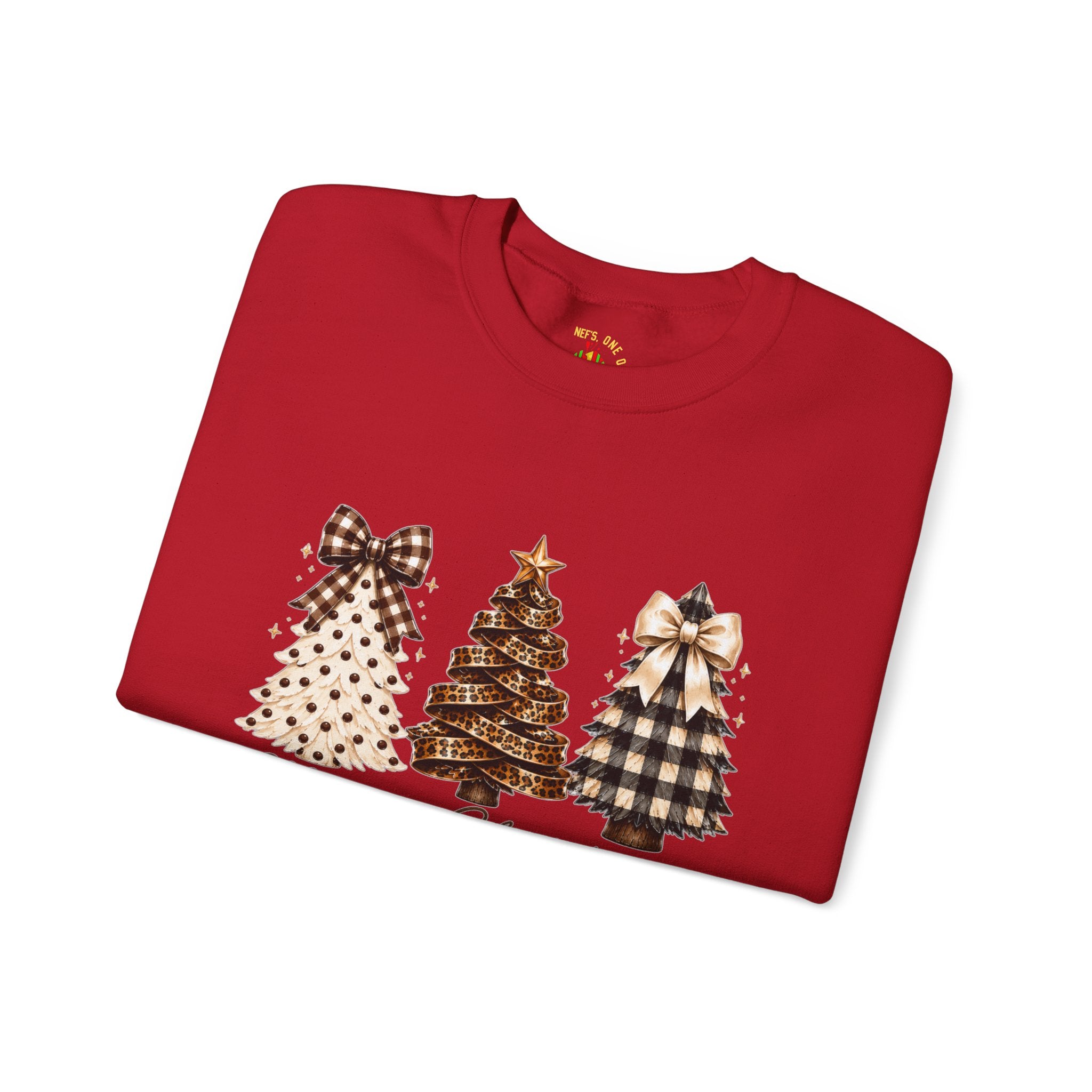 Merry Christmas Christmas Tree Crewneck Sweatshirt