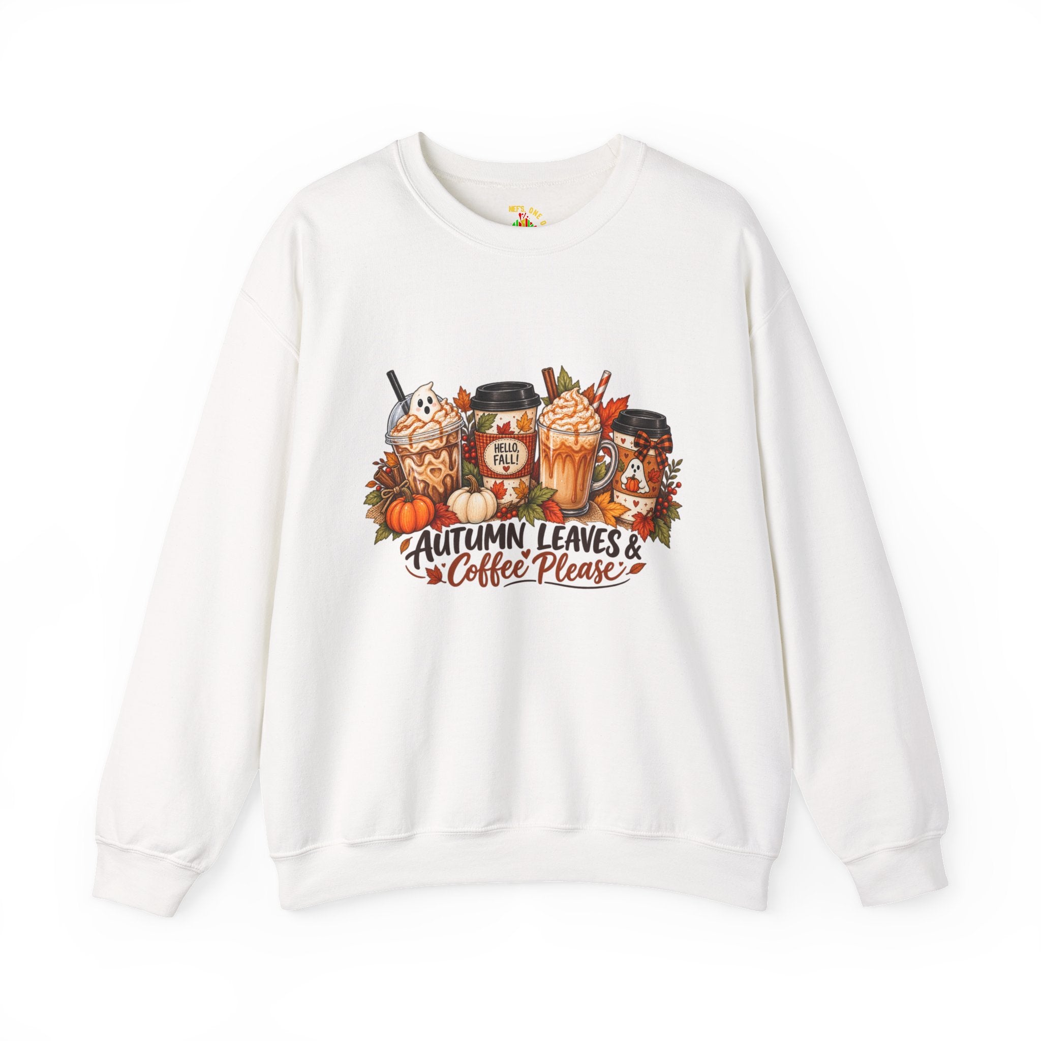 Autumn Leaves & Coffee Please Sweatshirt