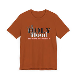Half Holy  Half Hood Unisex Short Sleeve Tee