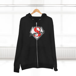 Super Dad Unisex Zip Hoodie | Perfect for Father's Day, Cool Dad Gifts, Family Outings, Casual Wear, Birthday Present