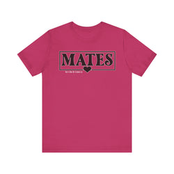 Mates with Soul Valentine Casual Soft Unisex Jersey Crew Neck Short Sleeve Tee