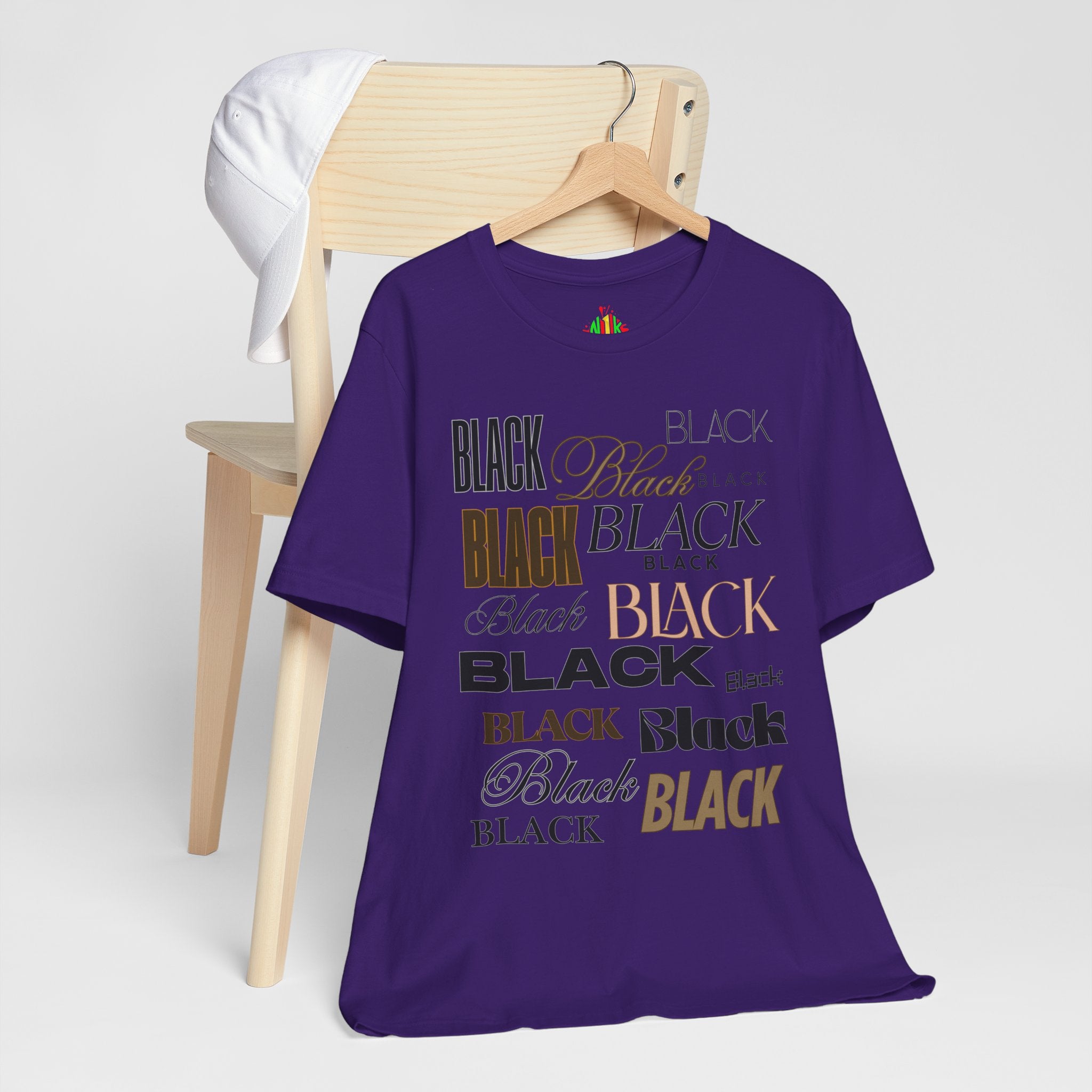 Black Text Unisex Tee, Casual Graphic T-Shirt for Fashion Lovers, Perfect Gift for All Occasions, Streetwear Style, Trendy Top