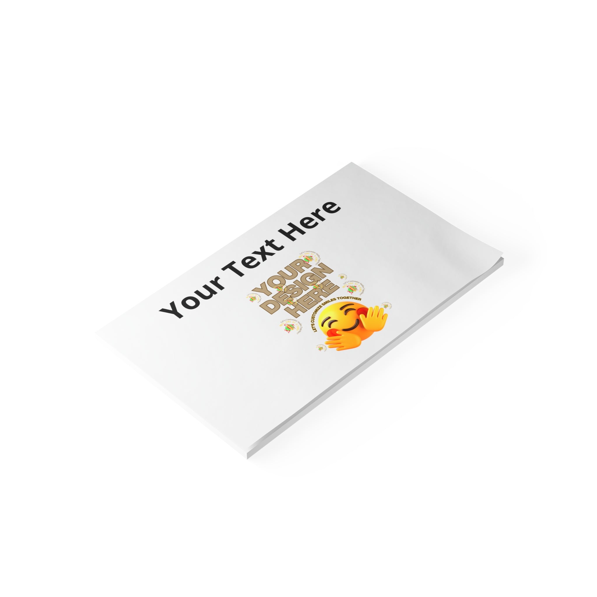 Custom Post-it Note Pad — Personalized Text & Design Sticky Notes