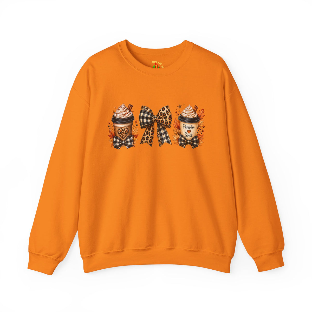 Festive Leopard Bow Christmas Crewneck Sweatshirt
