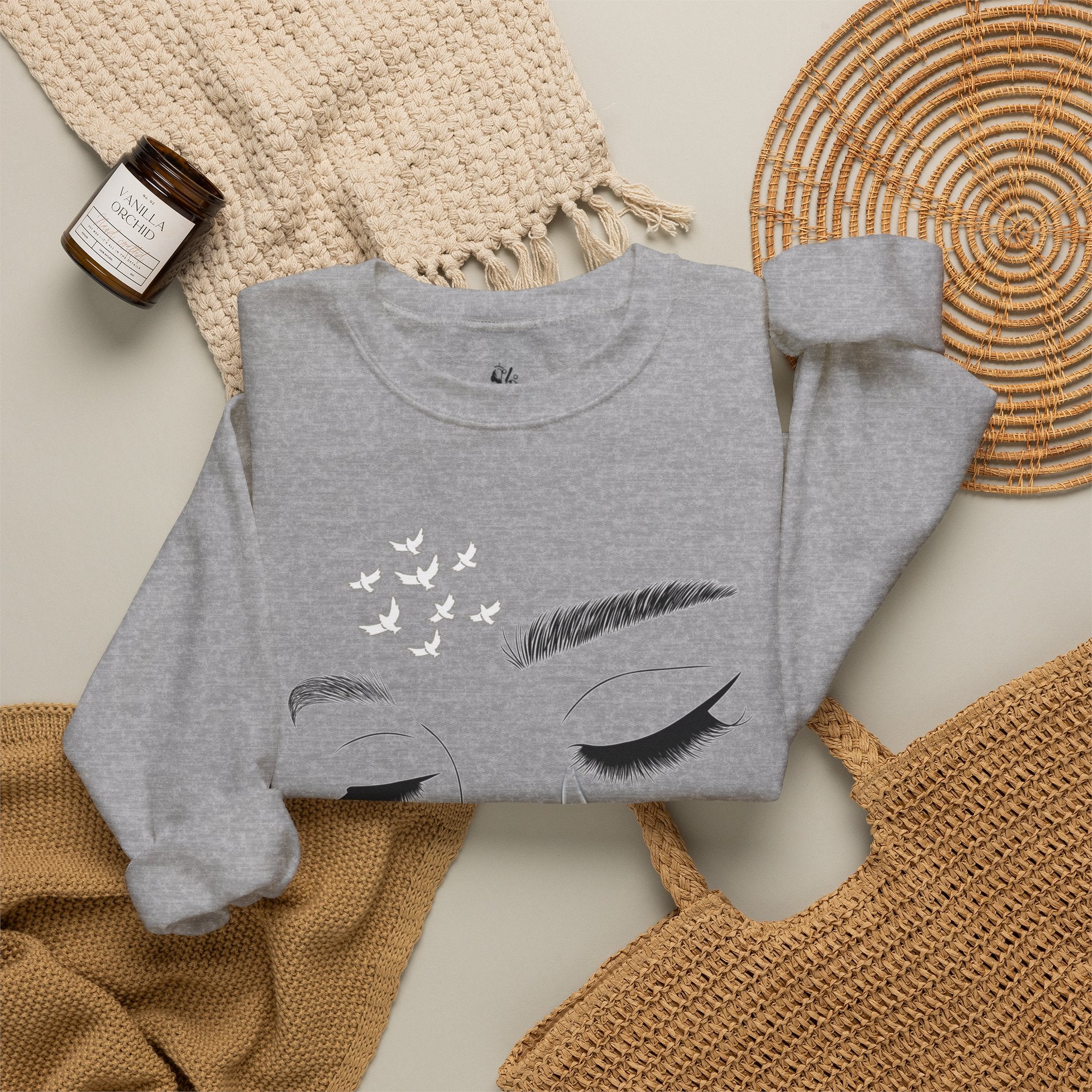 Tearful Eyes Crewneck Sweatshirt — Remember To Remember To Never Forget'