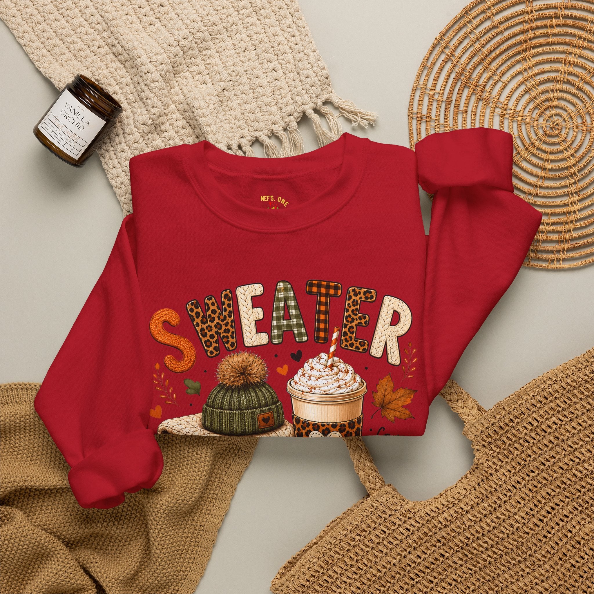 Sweater Weather Autumn Crewneck Sweatshirt