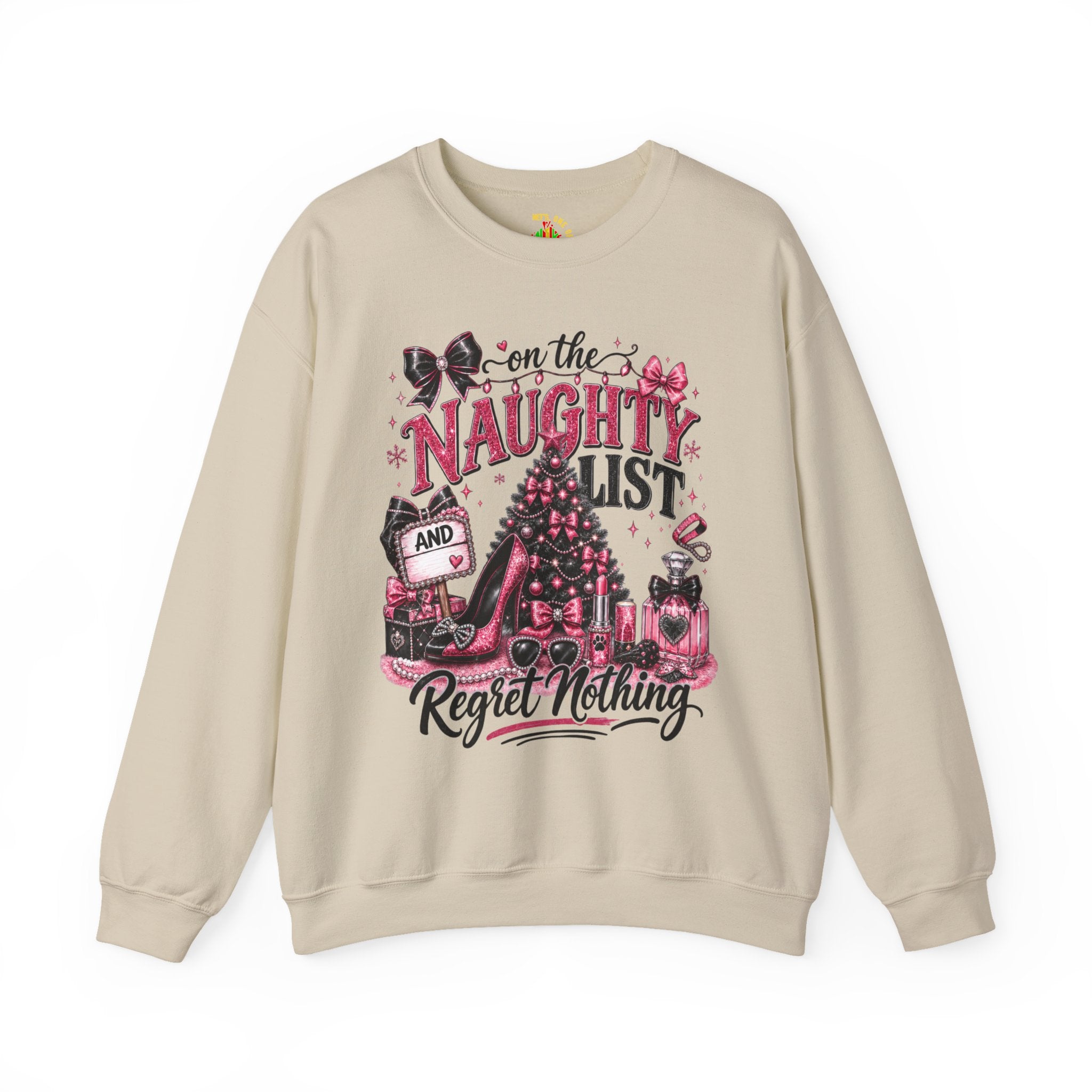On the Naughty List Christmas Crewneck Sweatshirt