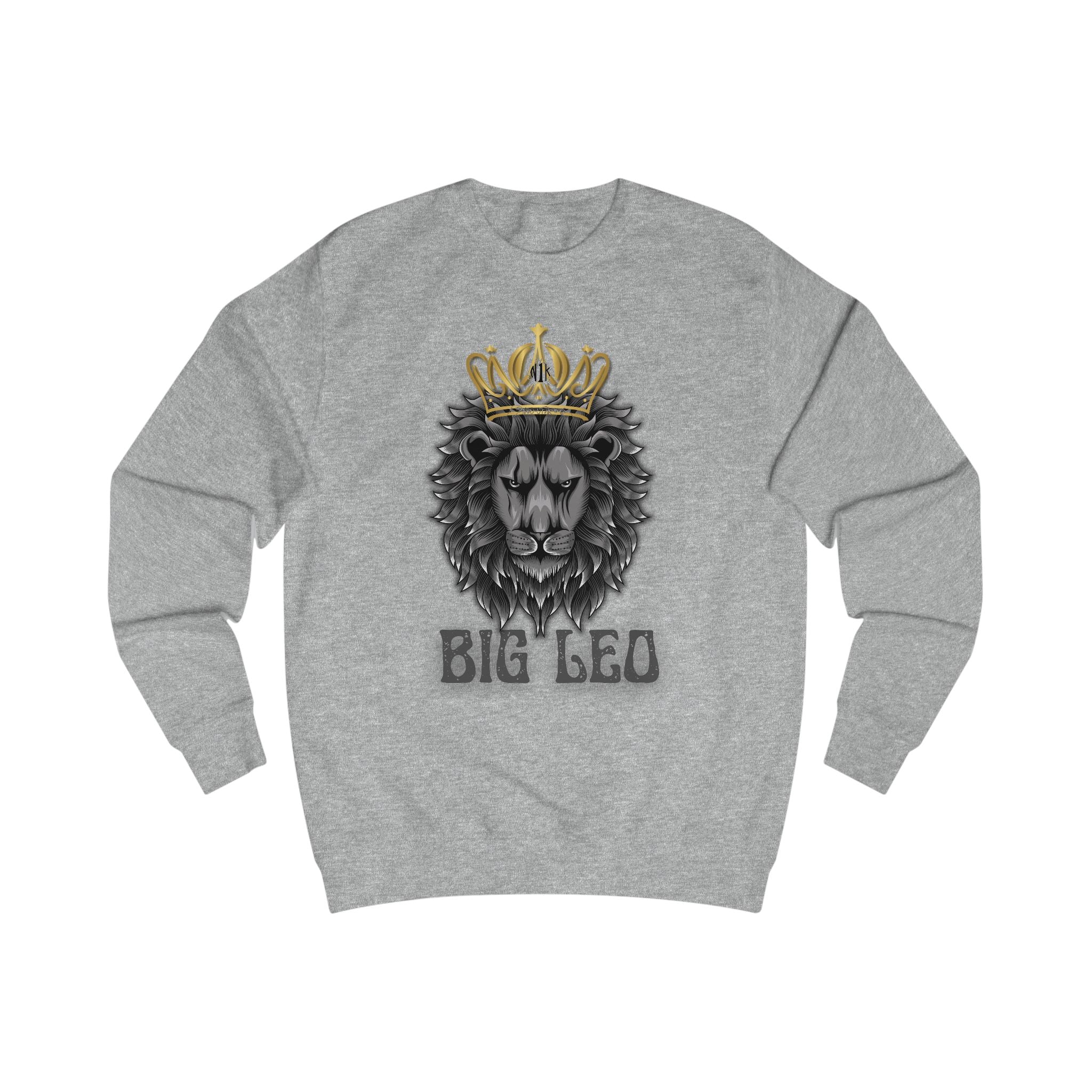 Royal Big Leo Sweatshirt for Zodiac Lovers, Astrology Apparel, Unisex Gift, Birthday Celebrations, Cozy Style