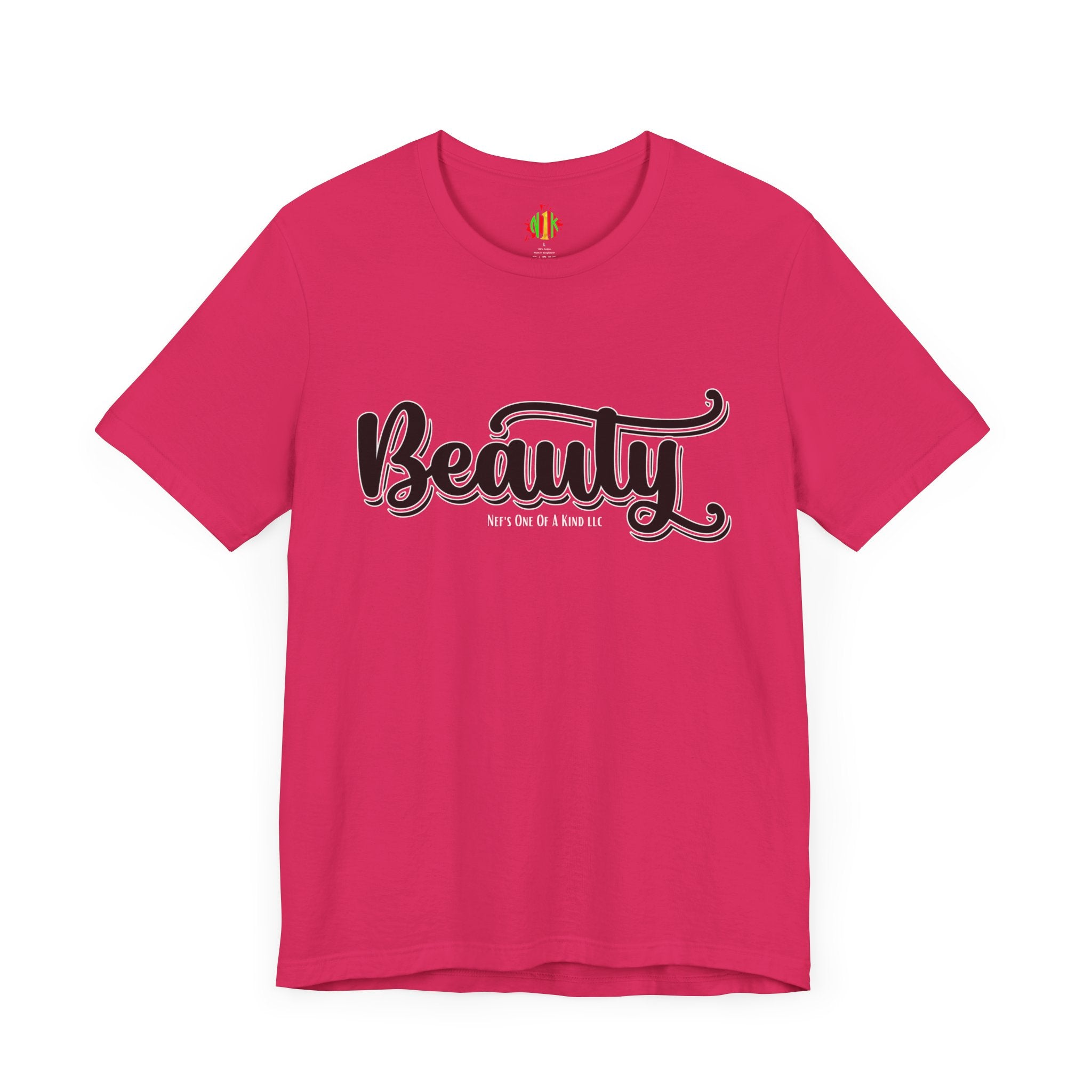 Beauty with the Beast Valentine Casual, Soft Unisex Jersey Short Sleeve Tee