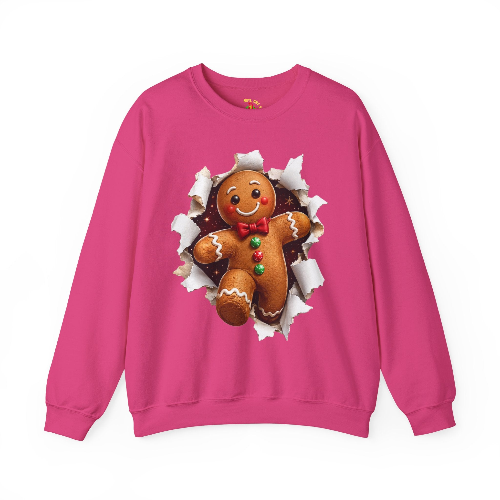Gingerbread Man Christmas Crewneck Sweatshirt