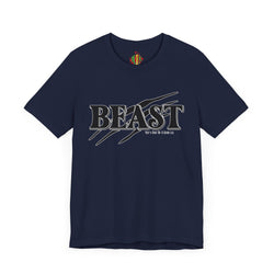 Beast with the Beauty Valentine Casual, Soft Unisex Jersey Short Sleeve Tee