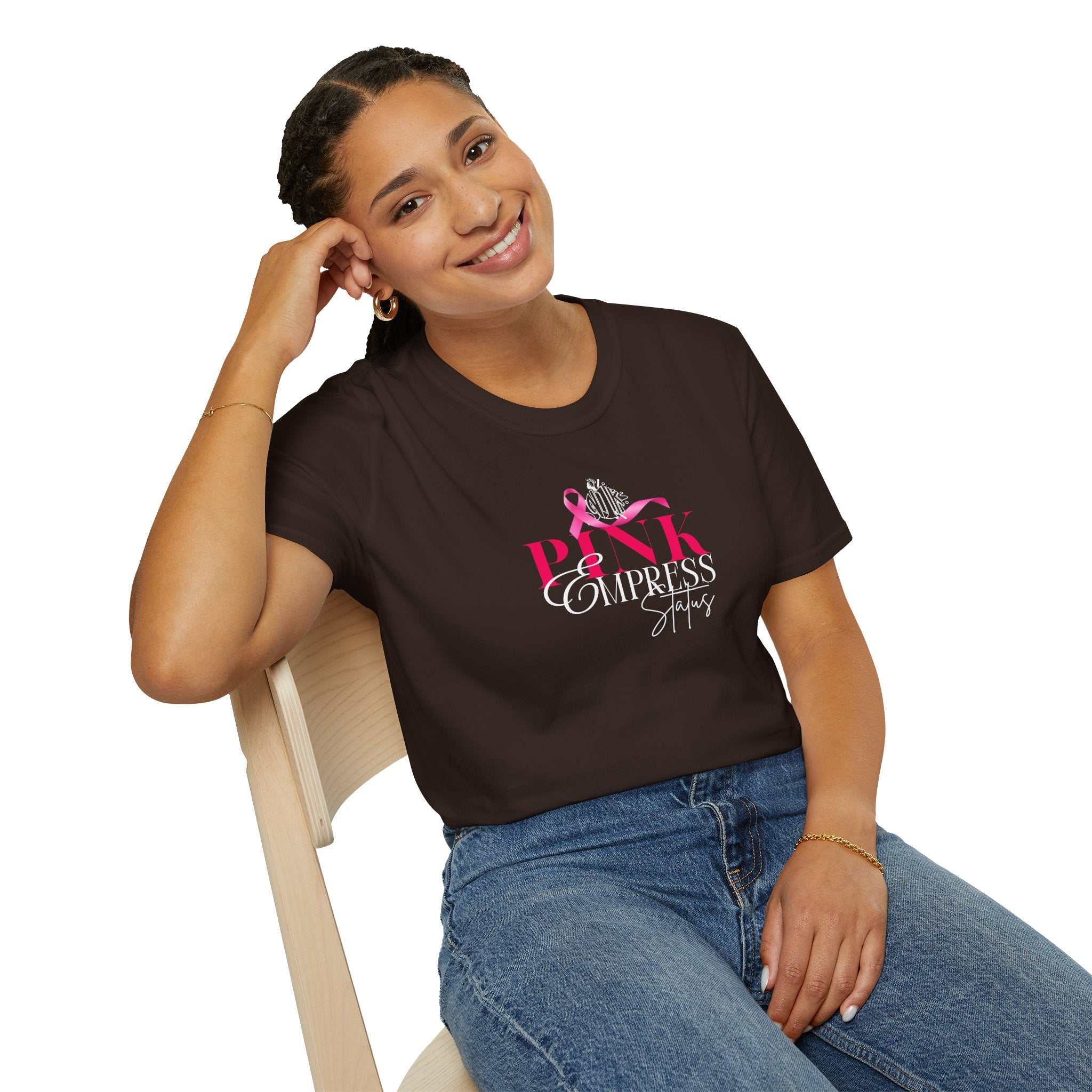 Pink Empress Ladies T-Shirt – 'Pink Empress' Script Graphic