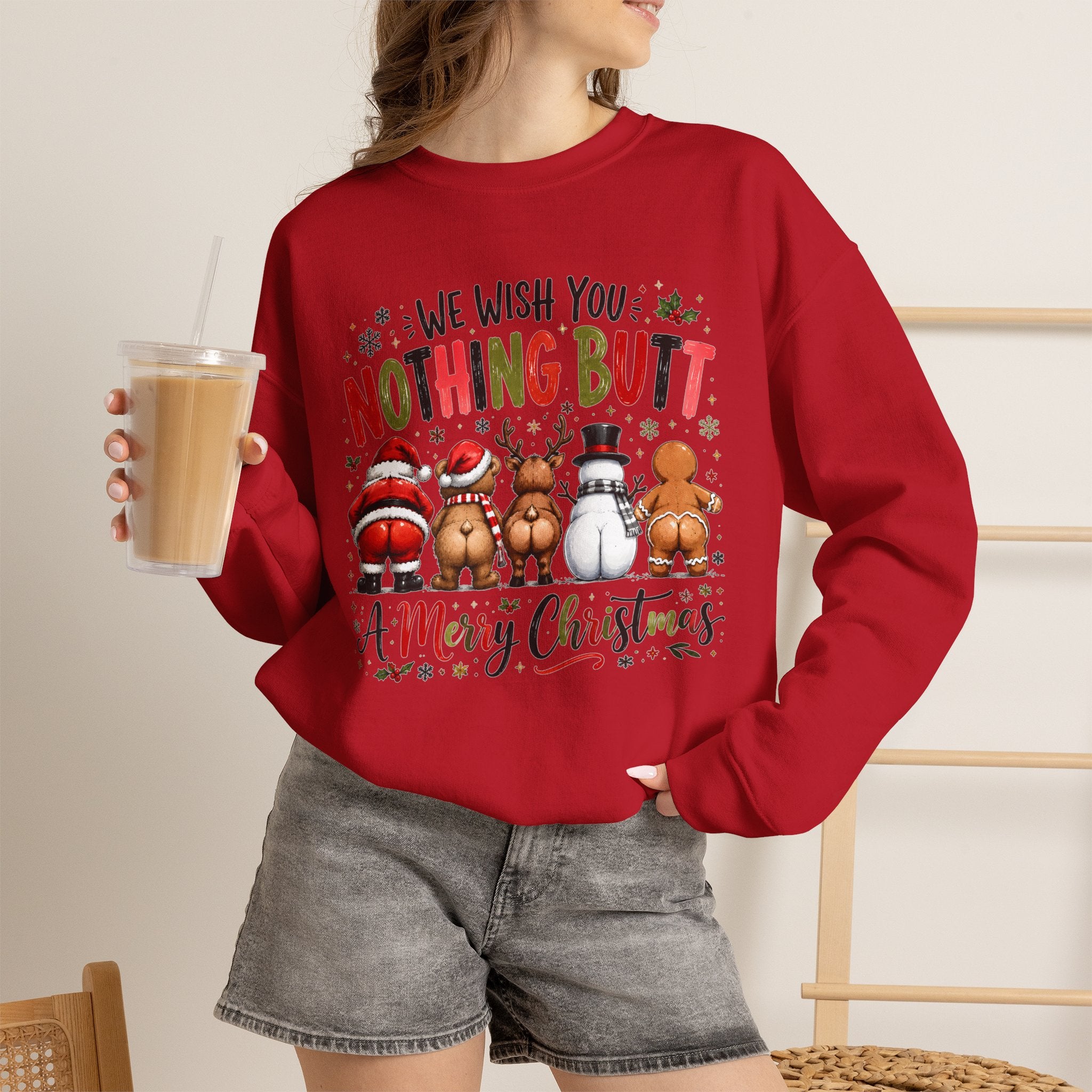 We Wish You Nothing But a Merry Christmas Sweatshirt