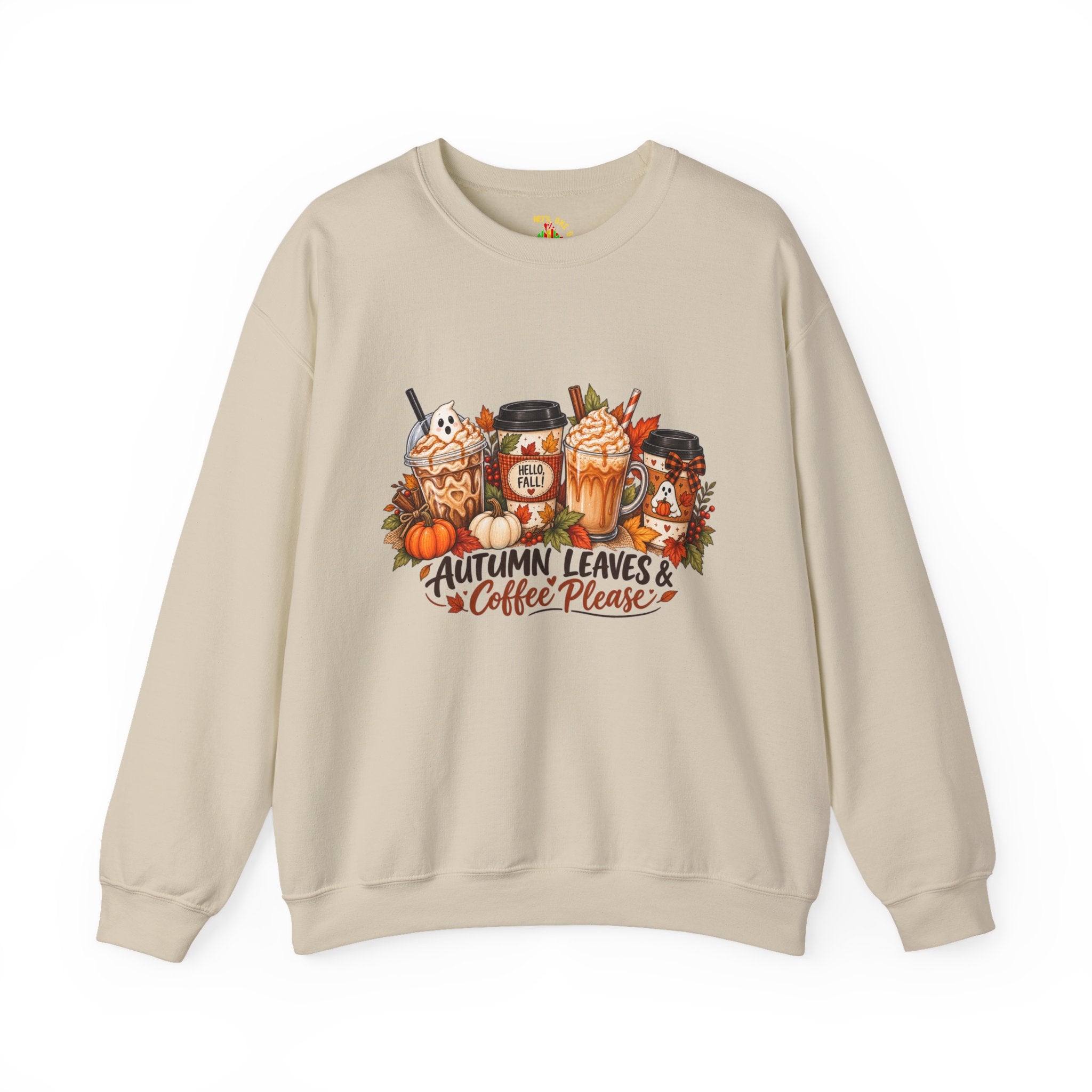 Autumn Leaves & Coffee Please Sweatshirt