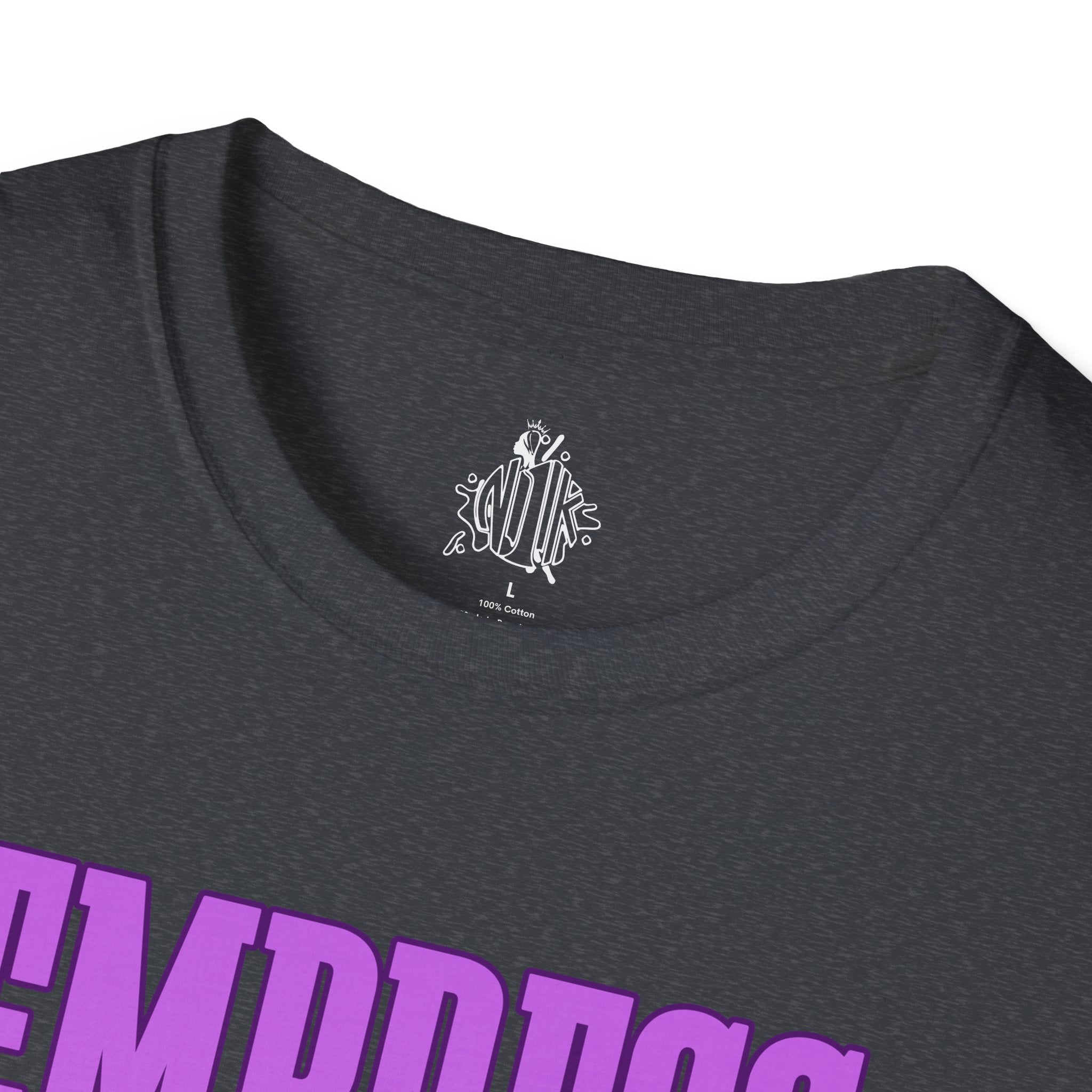 Bold Purple Print Empress Status T-shirt