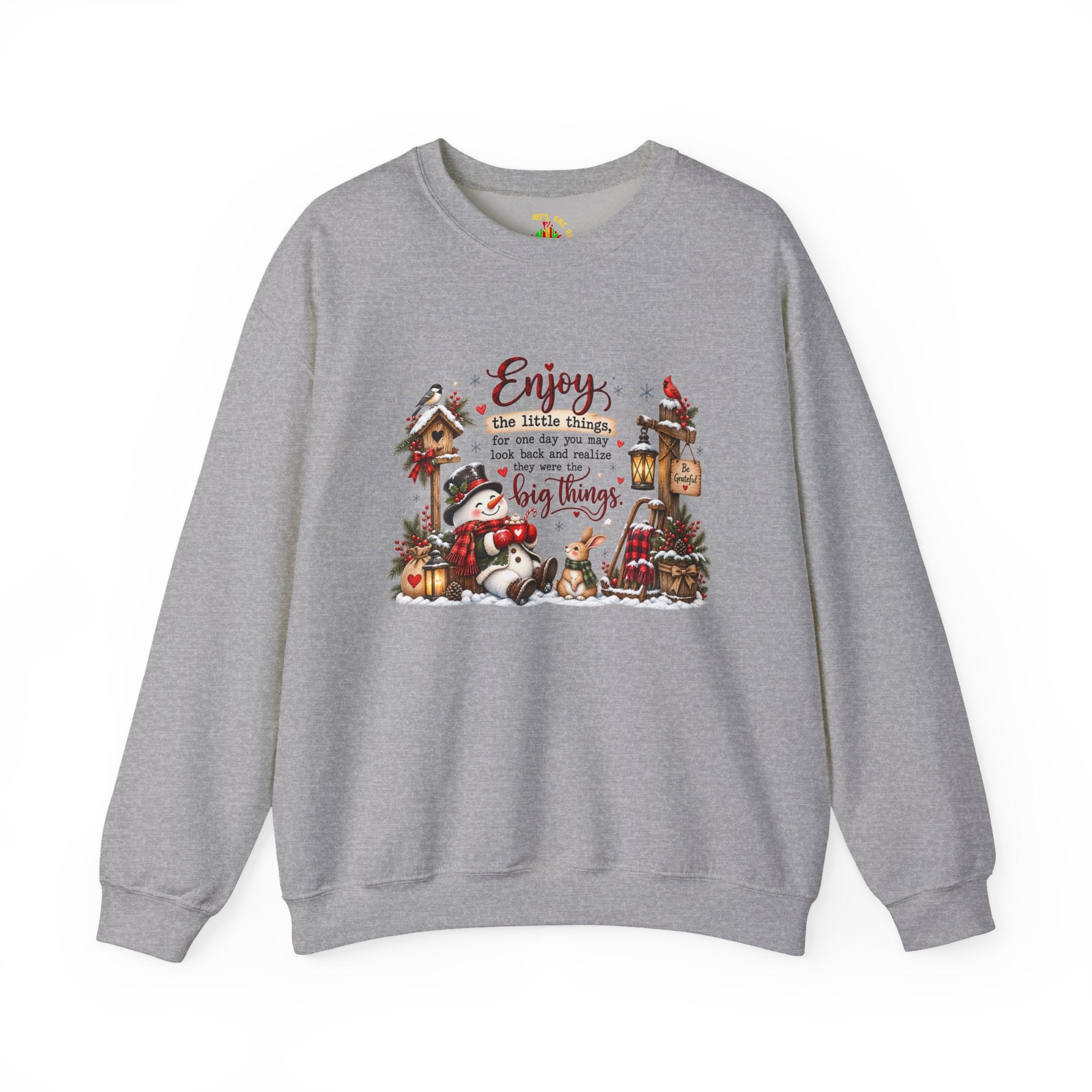 Enjoy the Little Things Christmas Crewneck Sweatshirt
