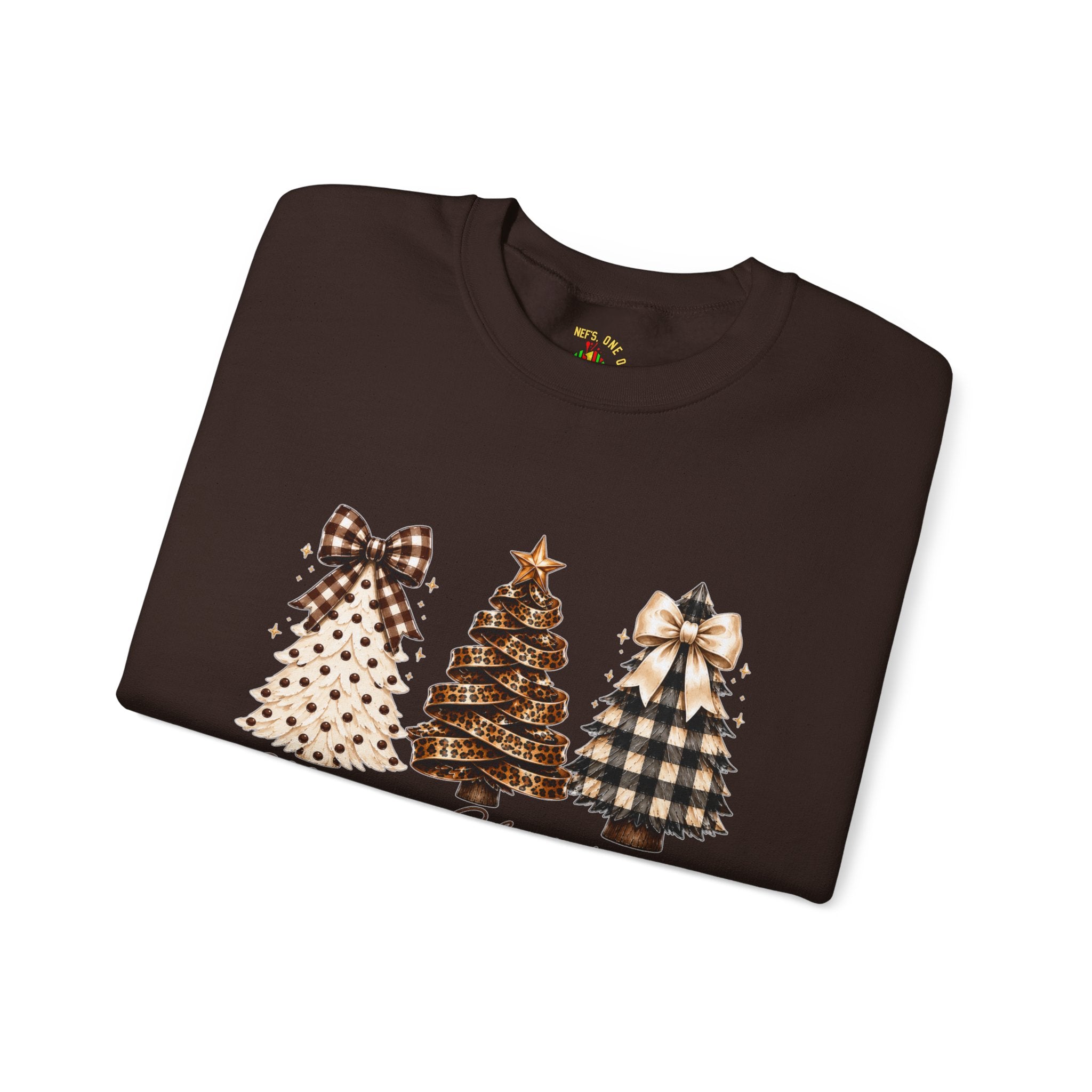 Merry Christmas Christmas Tree Crewneck Sweatshirt