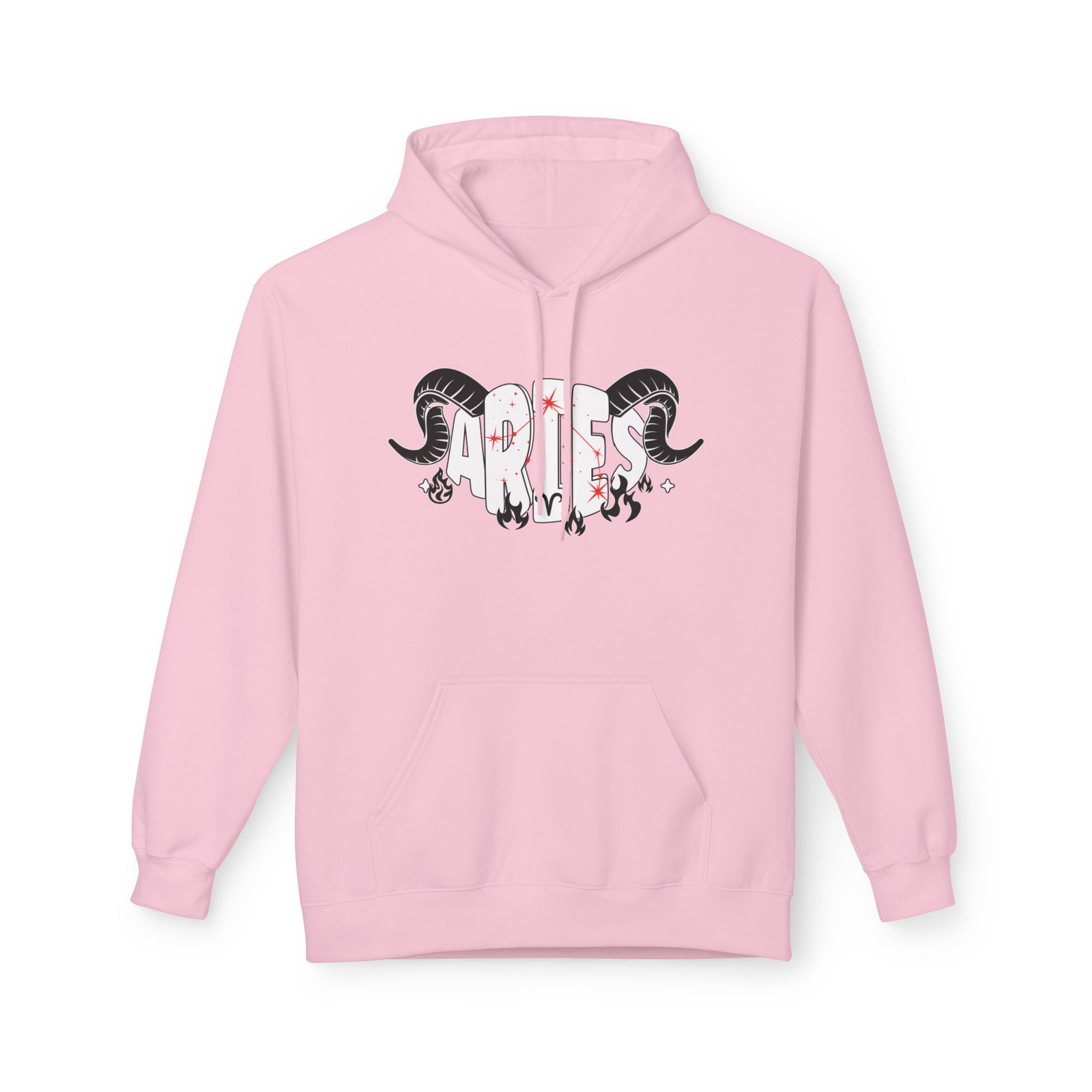 Aries Ram Zodiac Hoodie — Astrological Sign Graphic Pullover