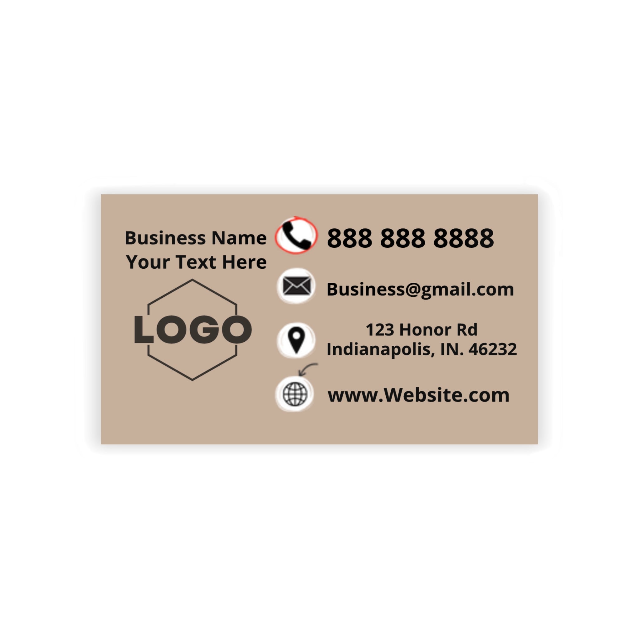 Quick and Easy No Think Business Cards