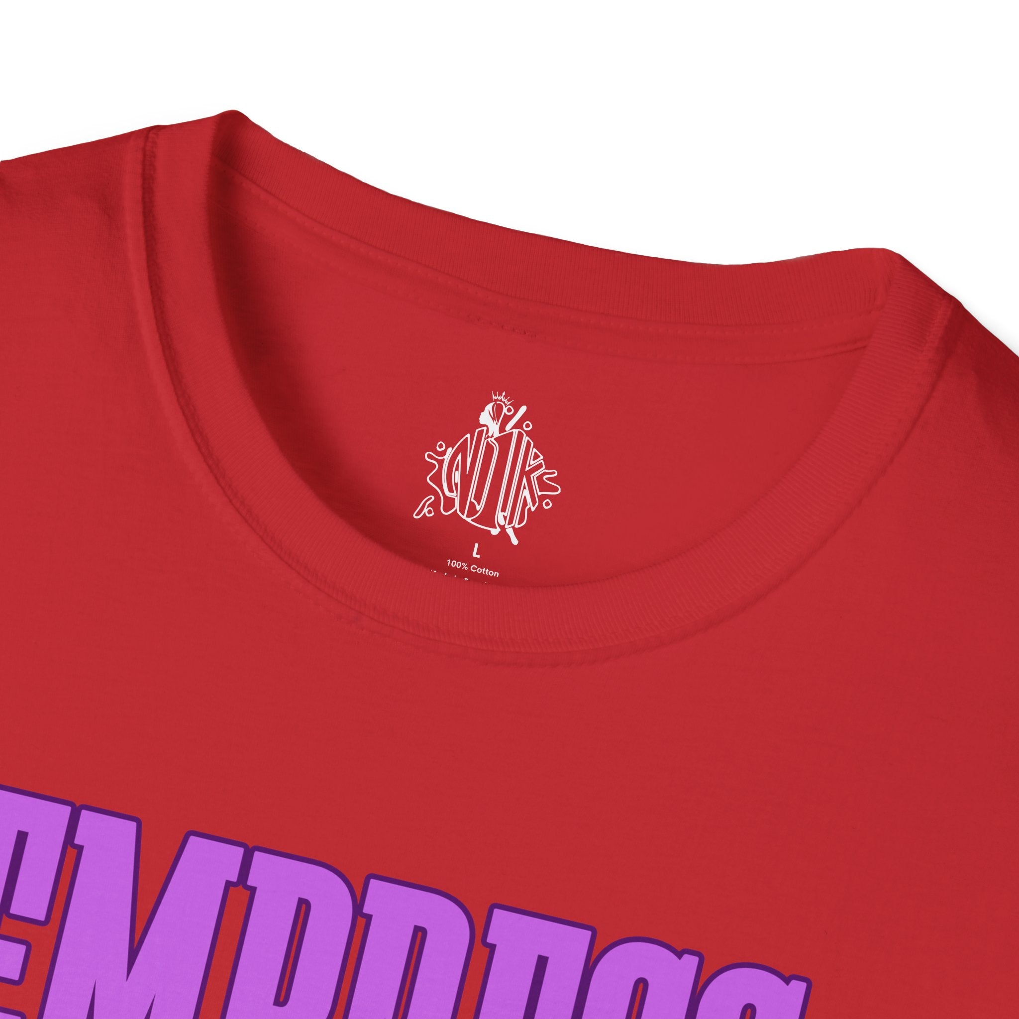 Bold Purple Print Empress Status T-shirt