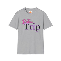 Besties Trip Unisex T-Shirt - Perfect for Friendship Celebrations, Travel, Summer Vacations, Girls’ Getaways, Matching Outfits