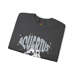 Aquarius Zodiac Casual classic unisex heavy blend crewneck sweatshirt