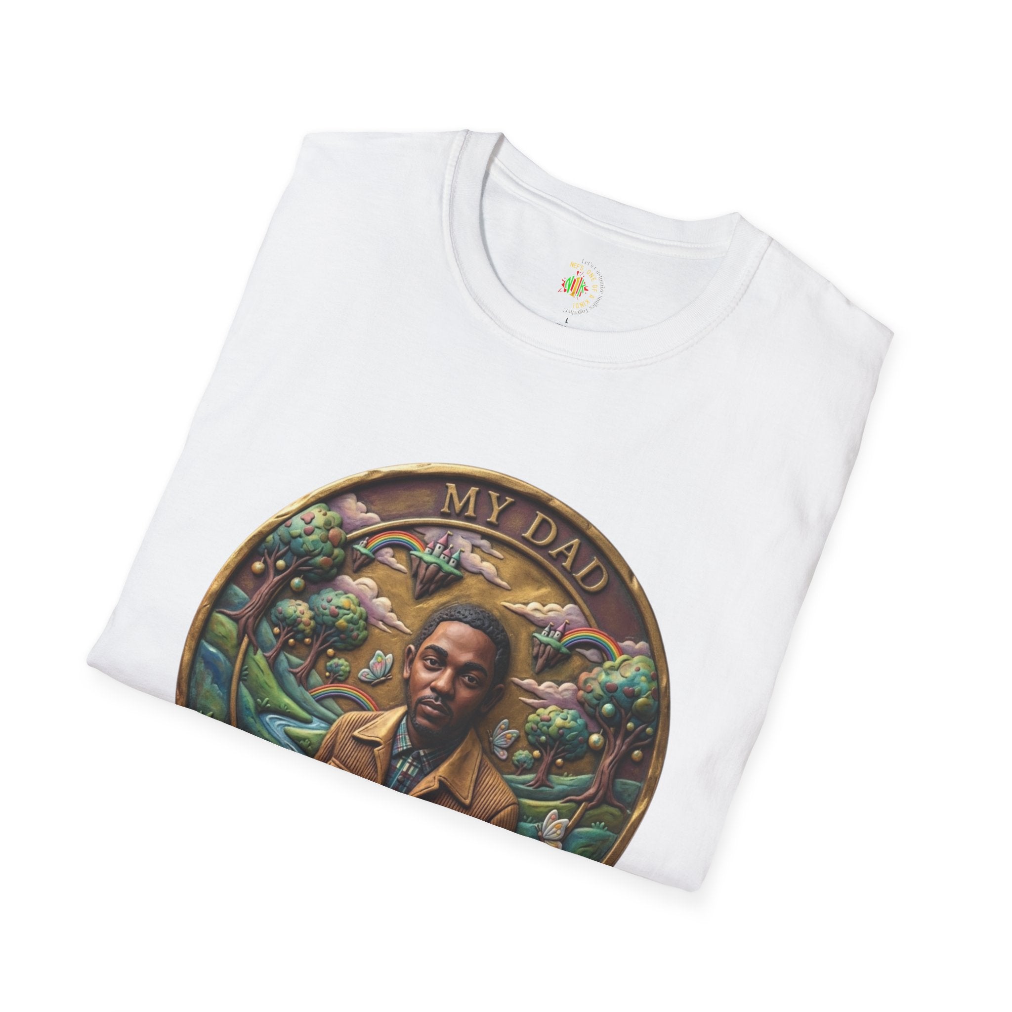 Todd Another Customized My Dad Portrait Coin Tee Graphic T-Shirt