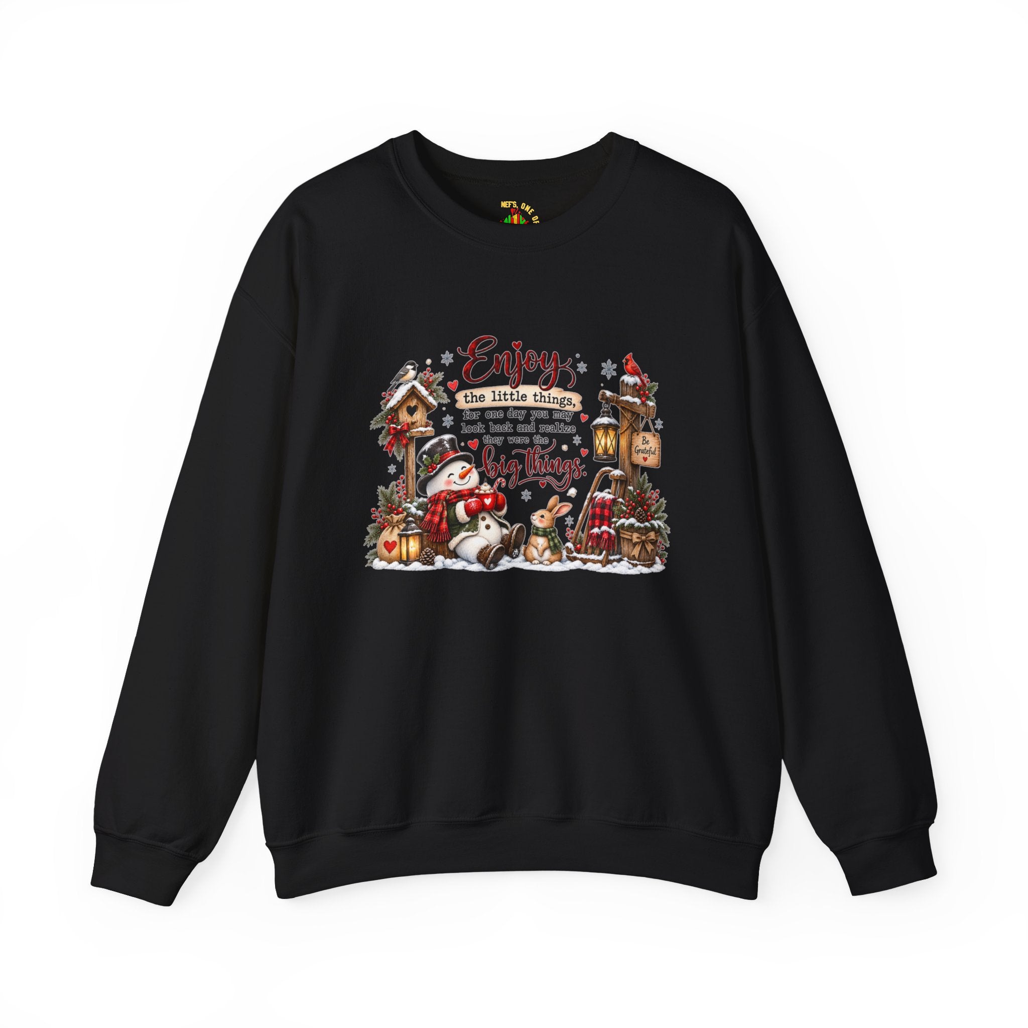 Enjoy the Little Things Christmas Crewneck Sweatshirt