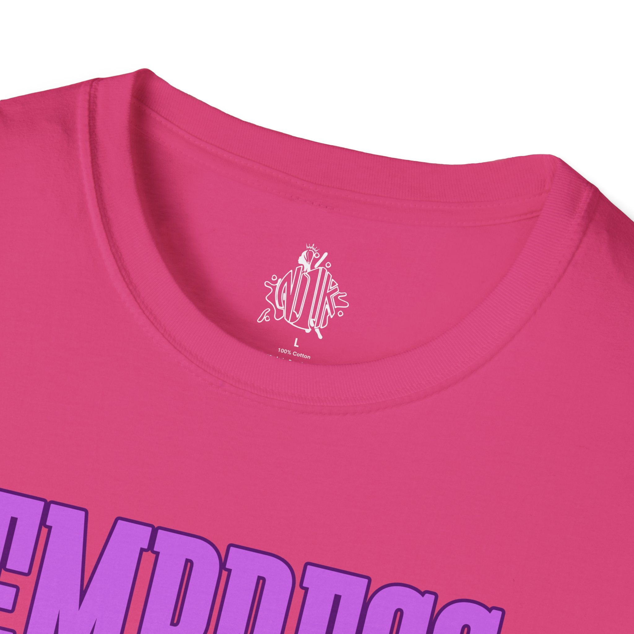 Bold Purple Print Empress Status T-shirt