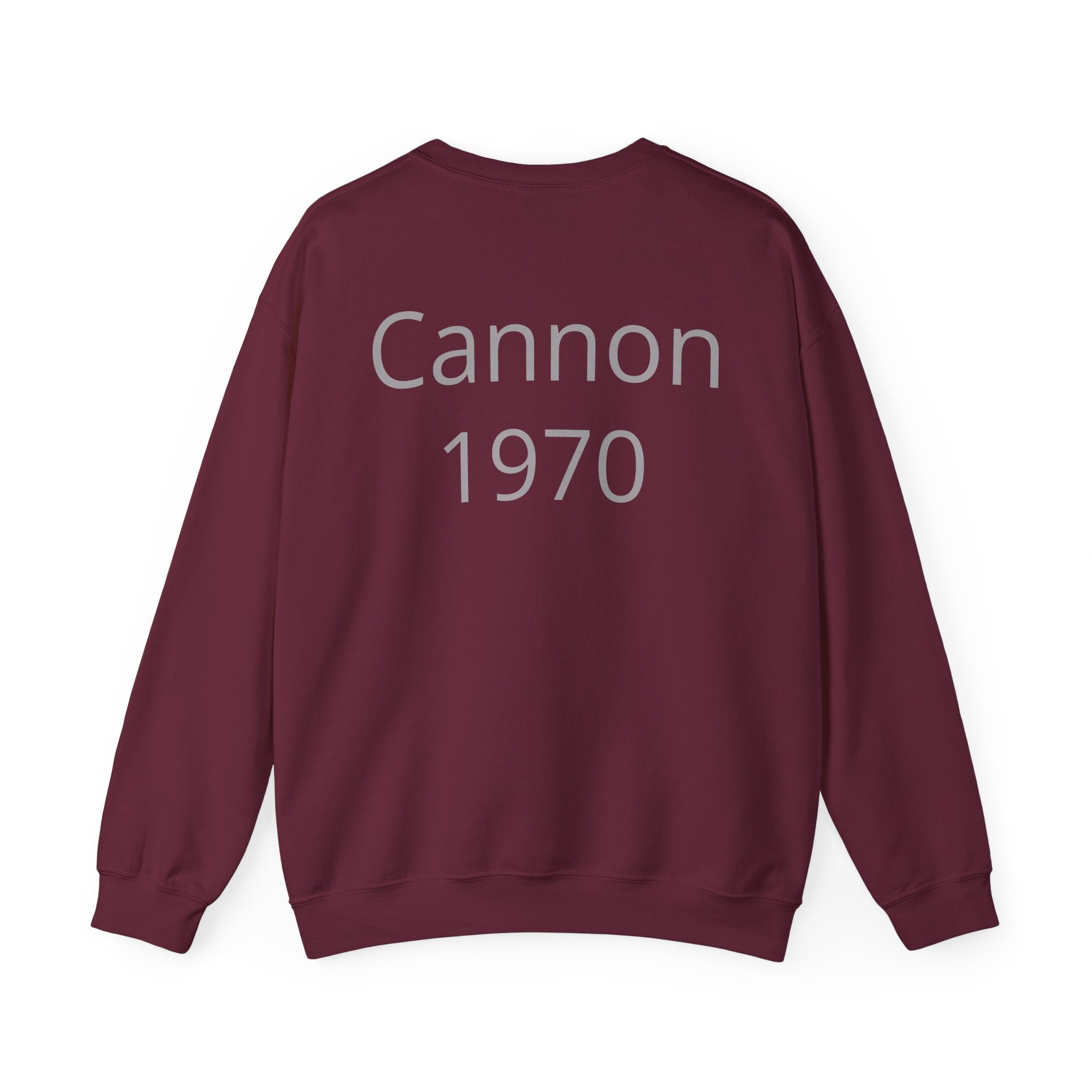 Personalized Photo Crewneck Sweatshirt — Custom Photo Front, 'Add Text' Back