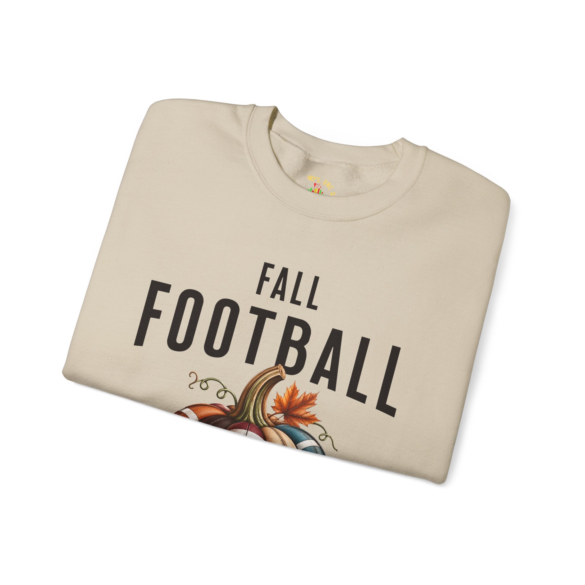 Fall Football Pumpkin Season Crewneck Sweatshirt
