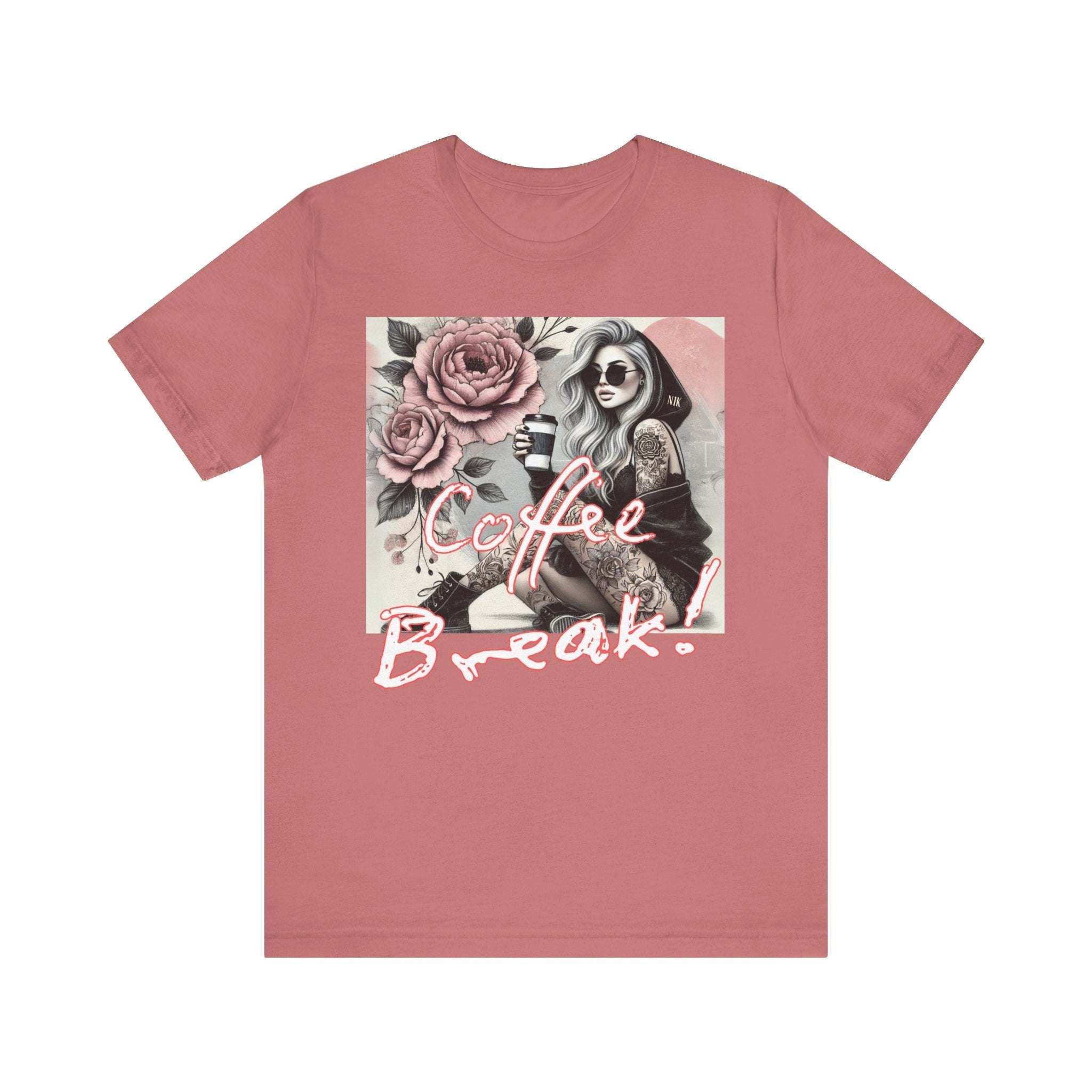 Coffee Break Unisex Jersey Short Sleeve Tee