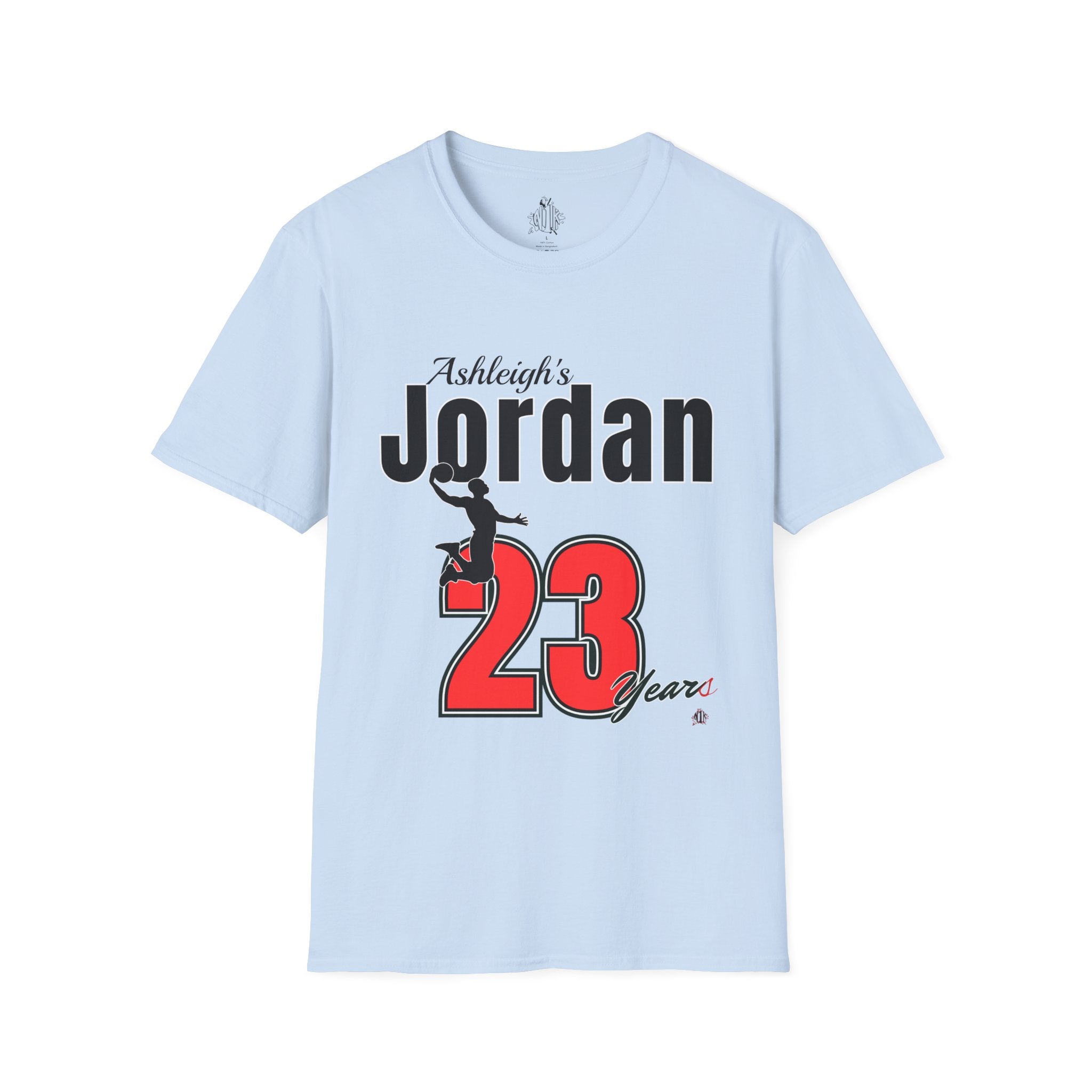 Jordan 23 Basketball Player Name T-Shirt — Personalized Jordan 23' Sport Tee
