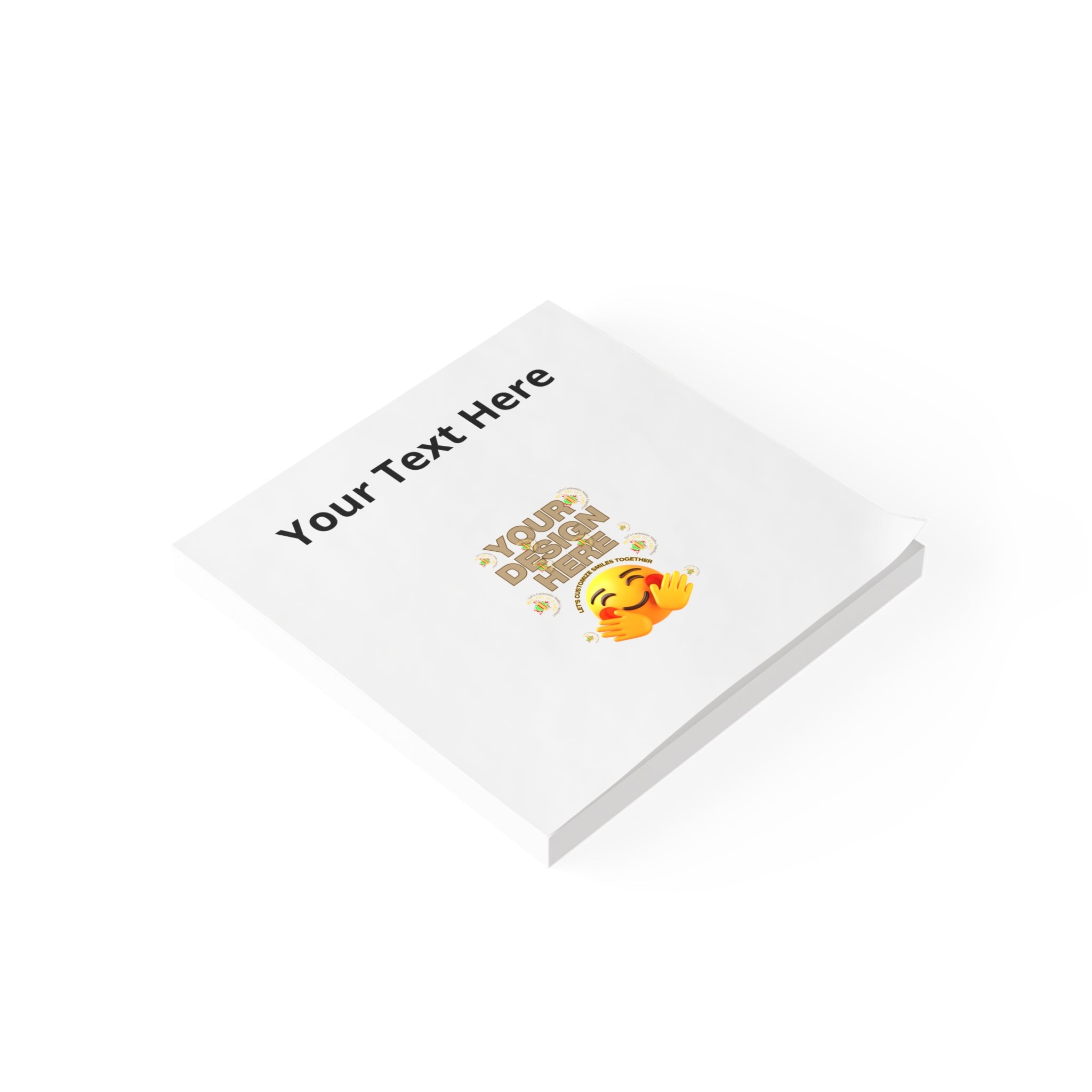 Custom Post-it Note Pad — Personalized Text & Design Sticky Notes